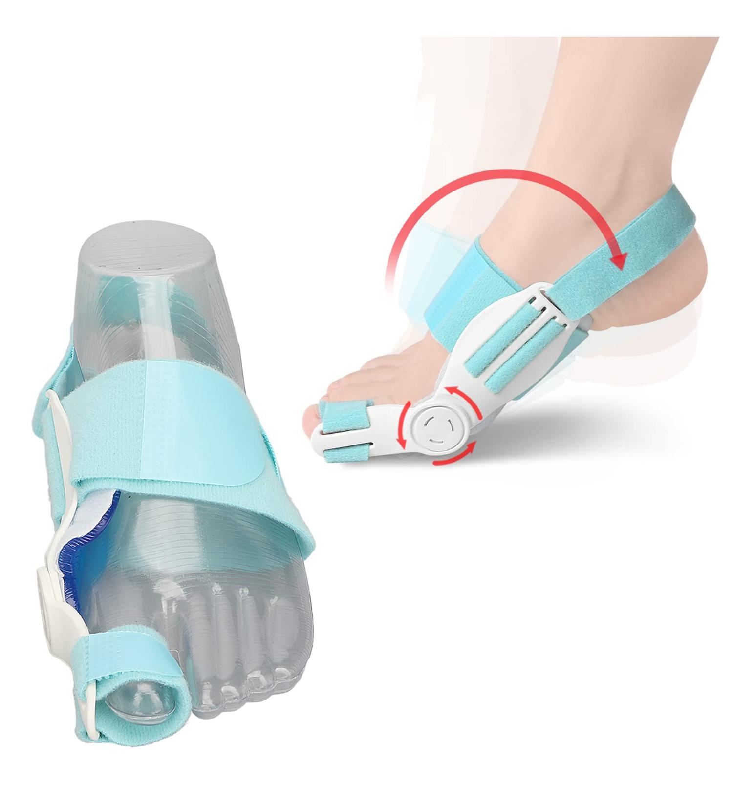 Thicken Bunionette Sleeve - Hallux Valgus Corrector for Day and Night Support - Reduce Pain and Straighten Bunion Toe - Lake Blue - Buy Online on GoSupps.com