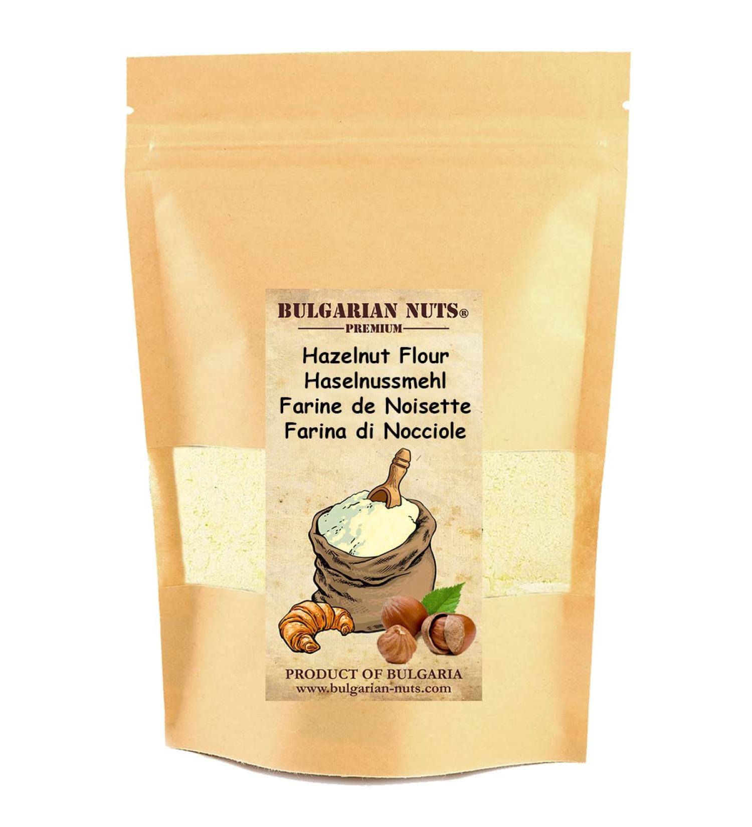 1 kg Hazelnut Flour Extra Fine | Ground Blanched Hazelnuts | Gluten Free - Buy Online on GoSupps.com