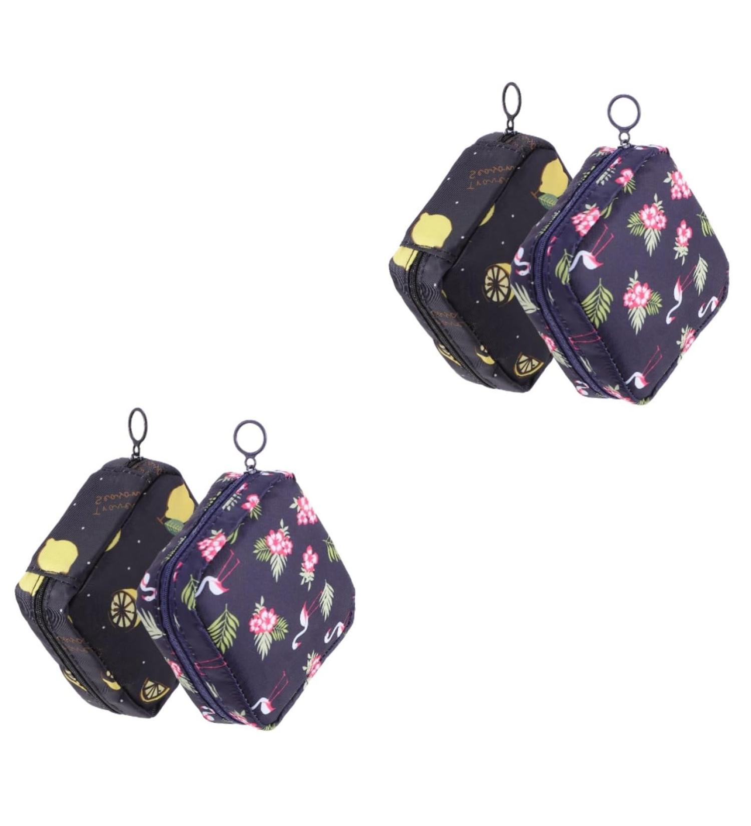 Gleavi 4-Piece Travel Storage Bags for Women | Menstrual Cup Makeup Pockets & Hygiene Wallets - Portable & Stylish Organization - Buy Online on GoSupps.com