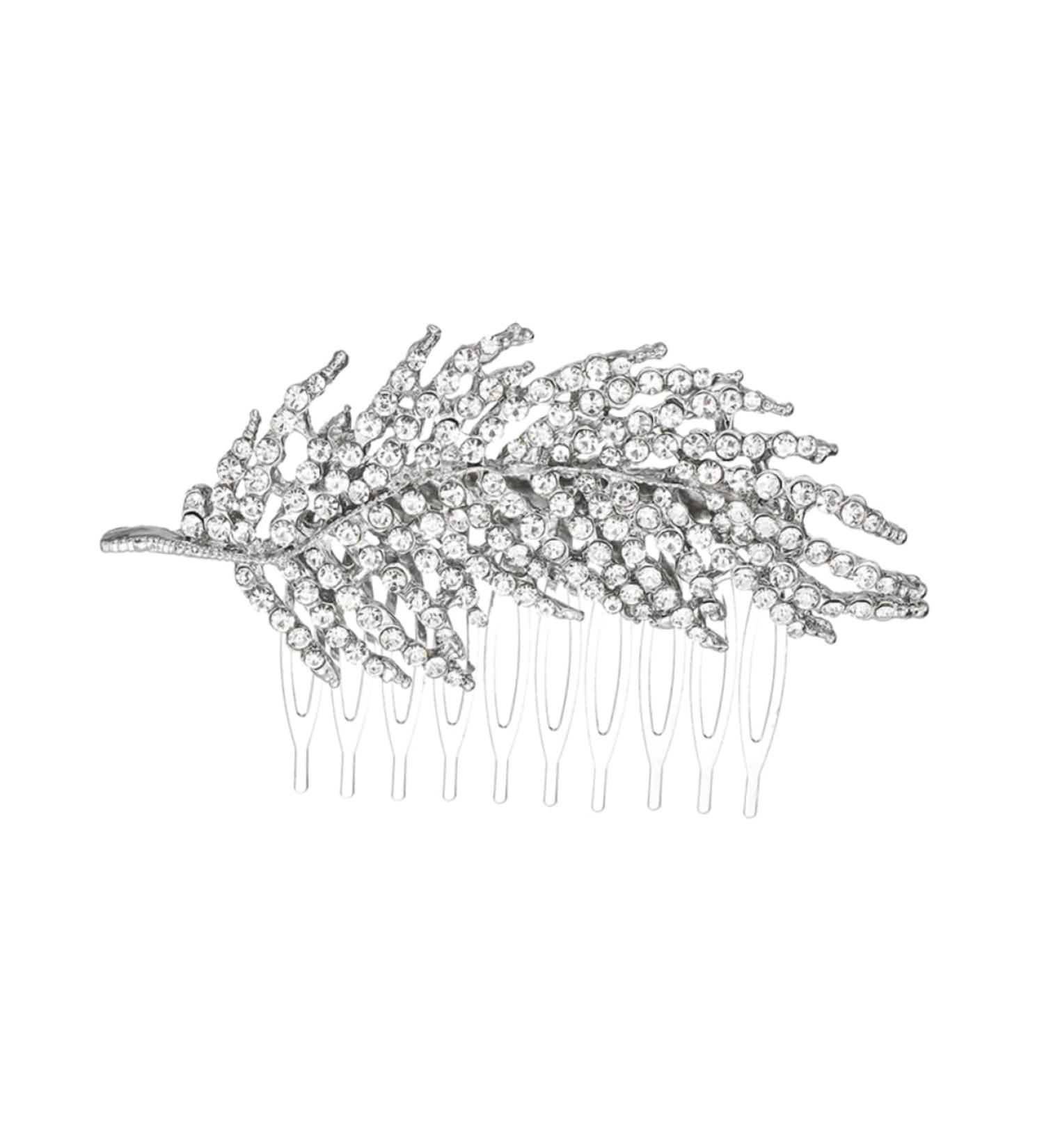 Angoily Bridal Headpiece Bridal Hair Accessories Pearl Hair Accessories Rhinestone Hair Clip Rhinestone Hair Comb Wedding Hair Comb Pearl Hair Clip Tiara Dress Bride Hair Dryer - Buy Online on GoSupps.com