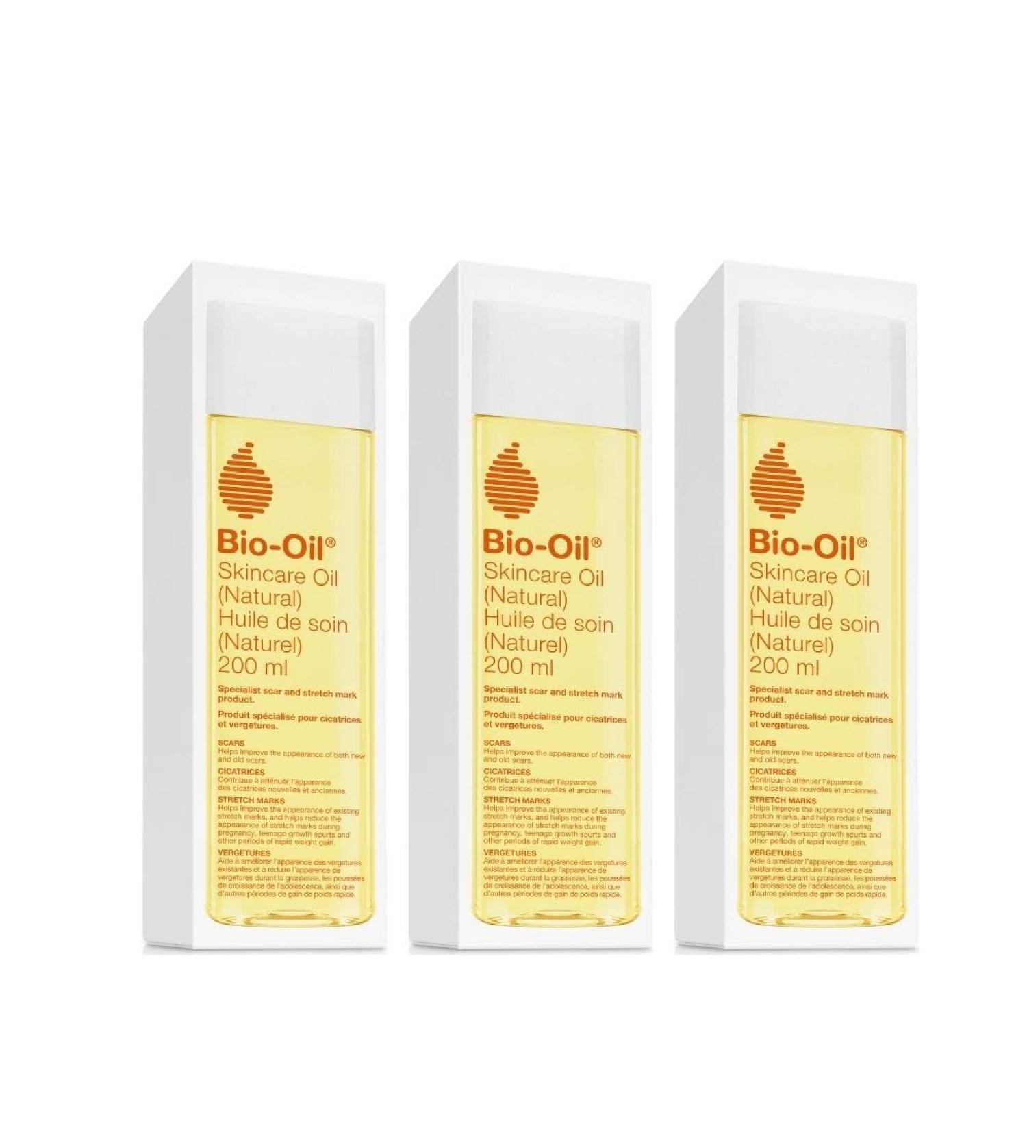 Bio-Oil Skincare Oil (Natural) | Specialist Formulation 100% Natural | Bundle Pack (200ml)