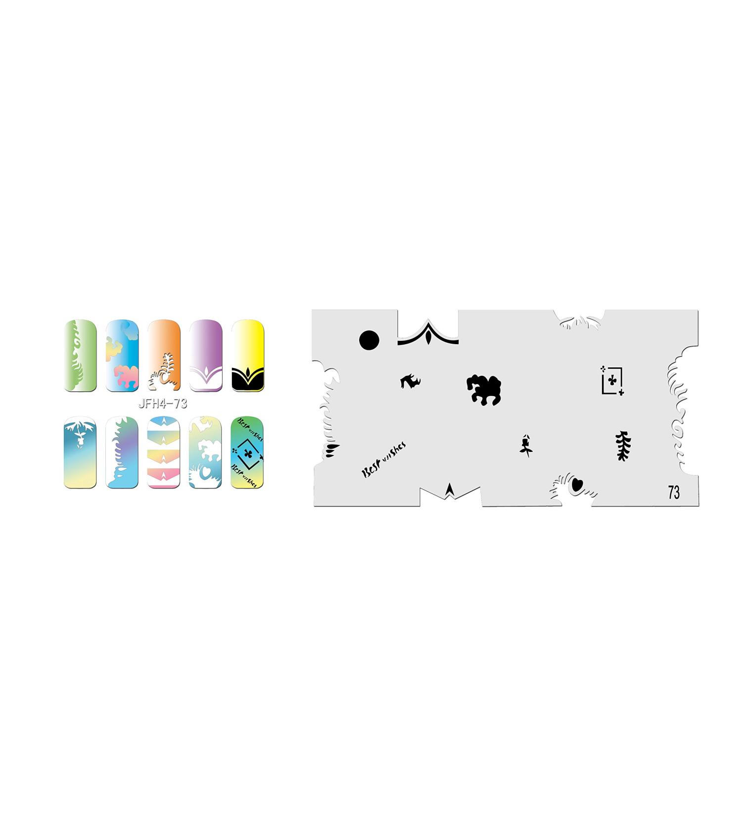 Fingernail stencil (airbrush nail art) Fengda JFH04-073