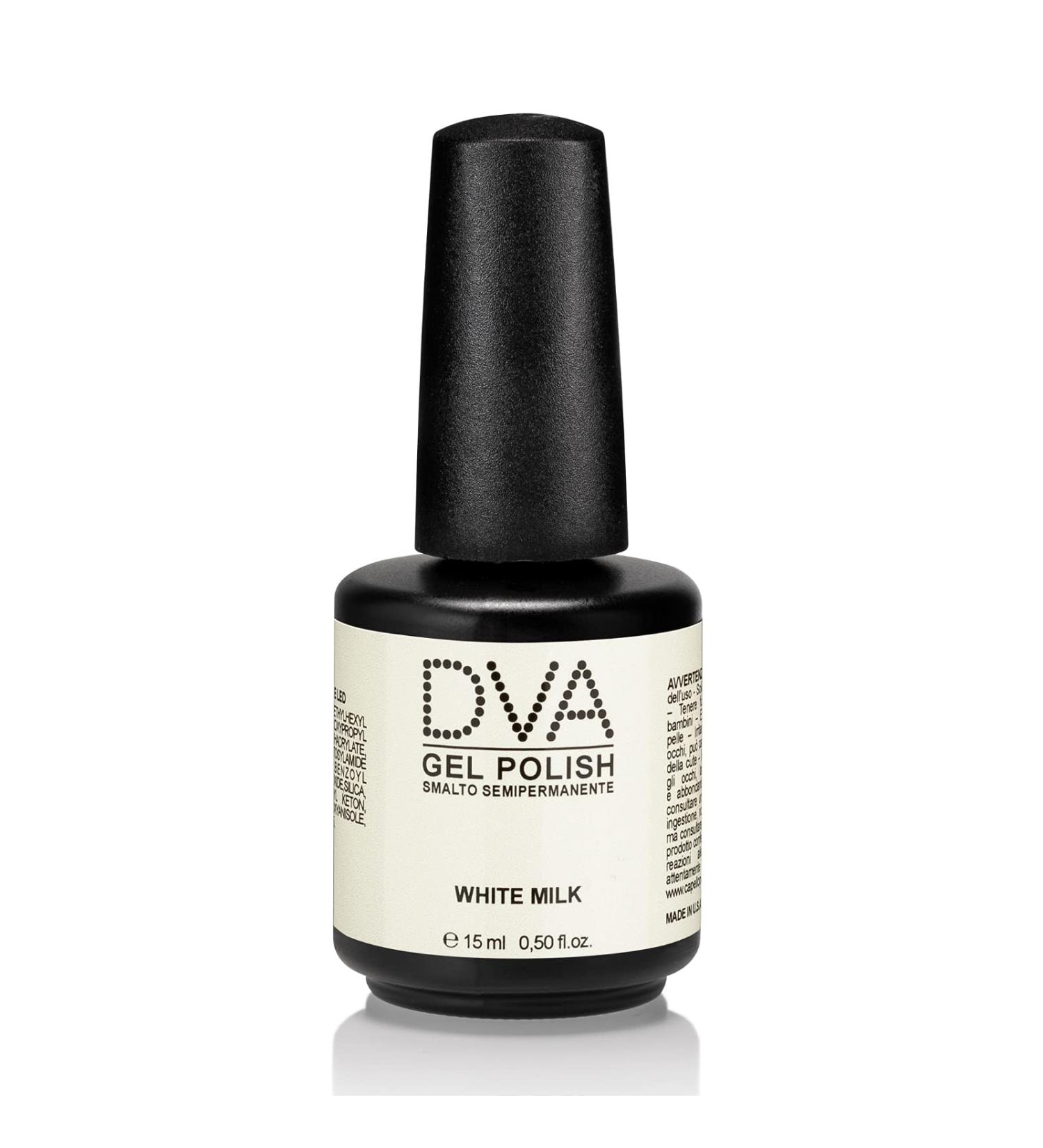 DVA White Milk Gel Nail Polish - Semi-Permanent Long-Lasting Easy to Use | Professional 15ml with Intense Shine - Buy Online on GoSupps.com