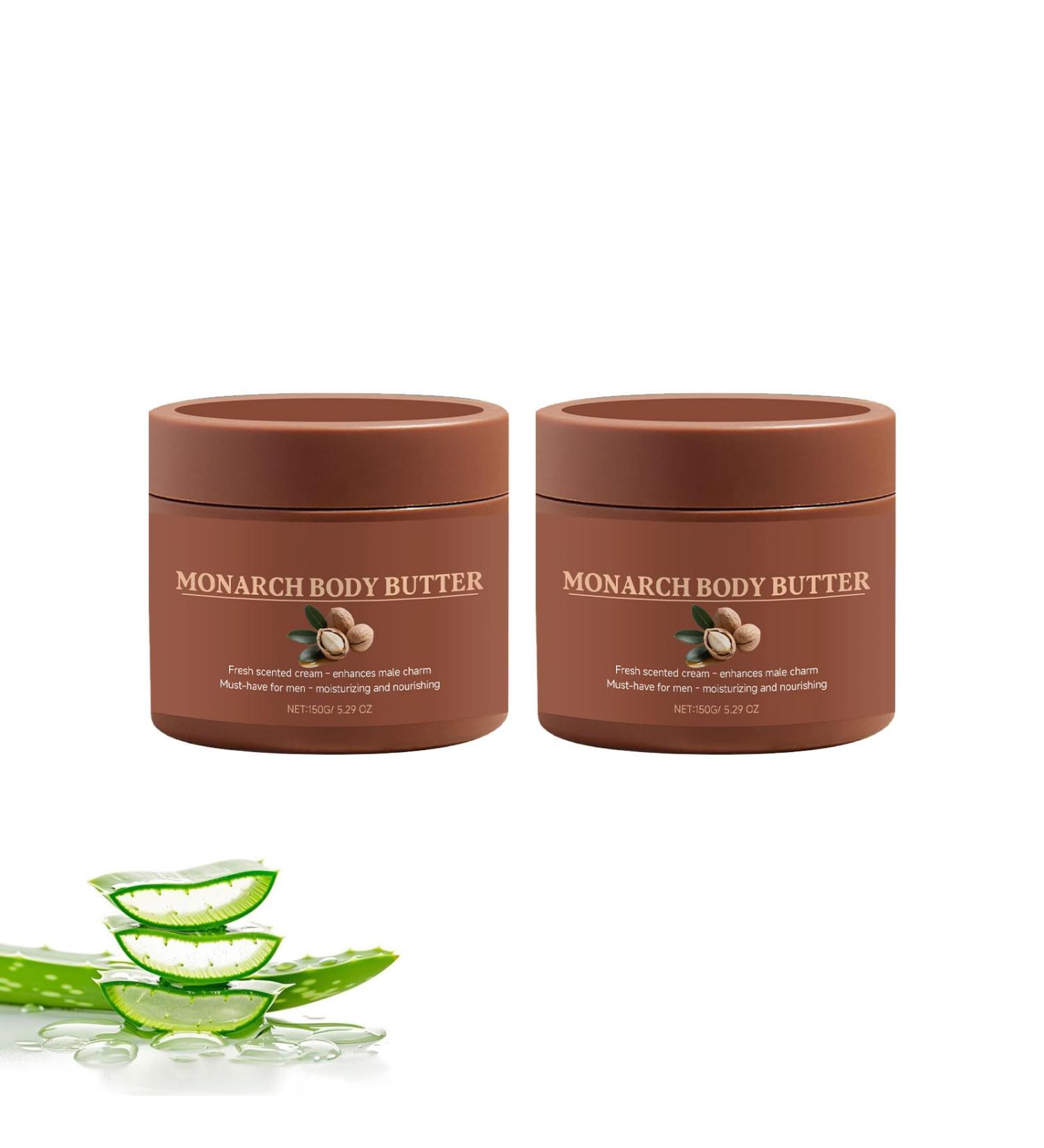 Crowned Skin Body Butter for Men Long-lasting fragrance fast absorption moisturizing non-greasy natural ingredients cologne body lotion enhance men's charm 5.29oz (2) - Buy Online on GoSupps.com