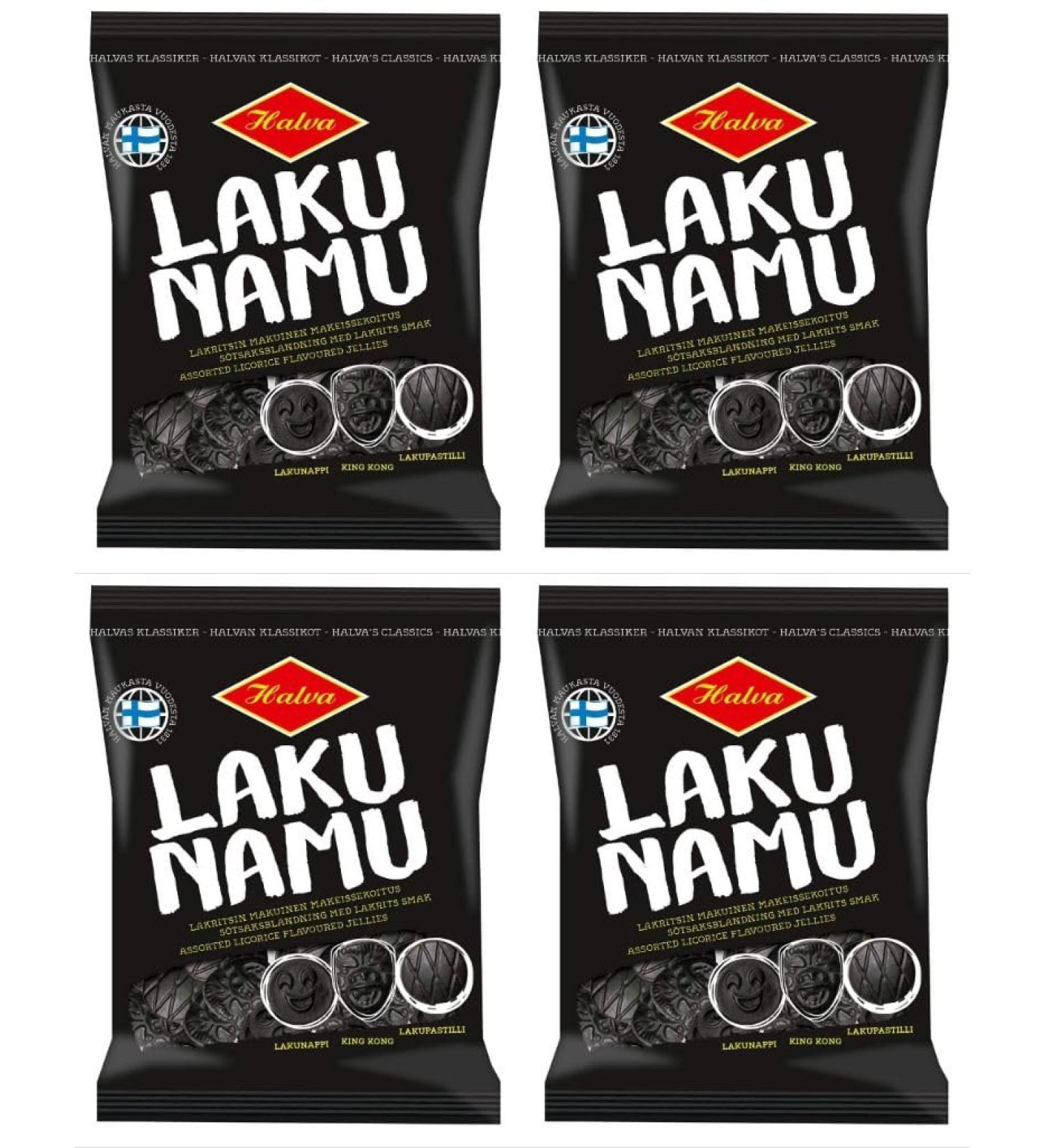 Halva Lakunamu Original R glisse 4 Packs of 140g
