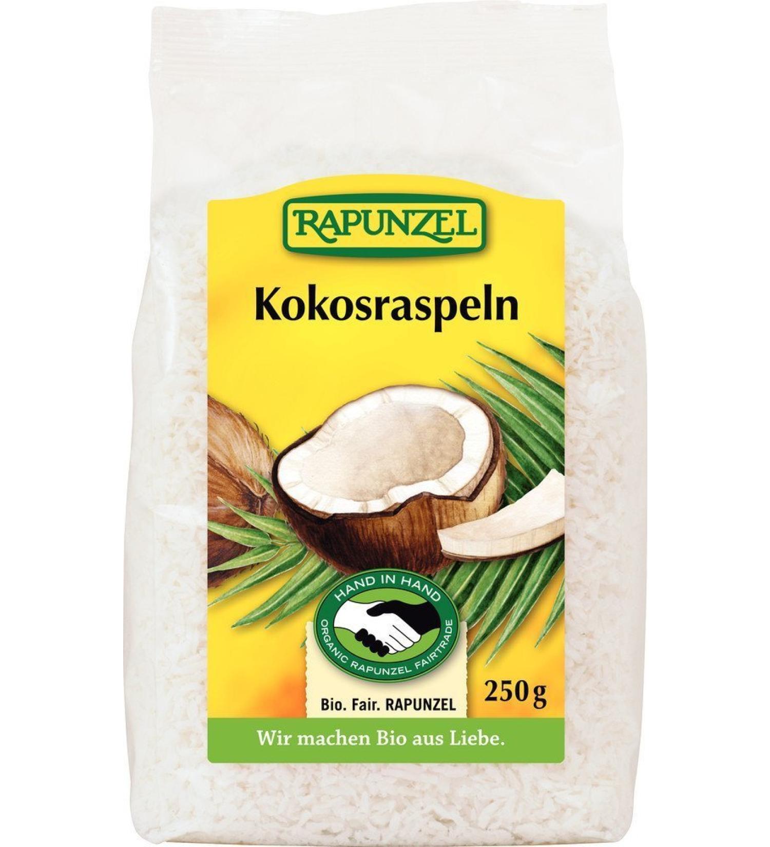 Rapunzel organic grated coconut (4 x 250 g)