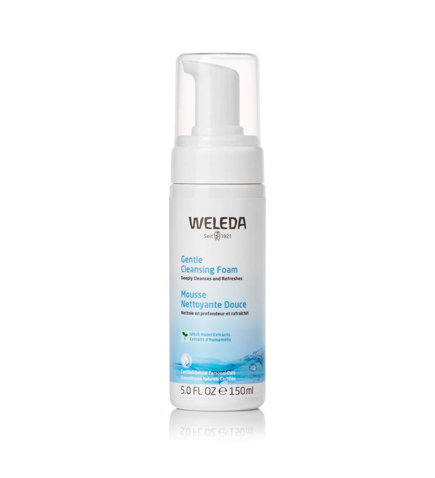 Weleda Gentle Cleansing Foam with Witch Hazel Extracts - 5.0 fl oz (150 ml) - Buy Online on GoSupps.com