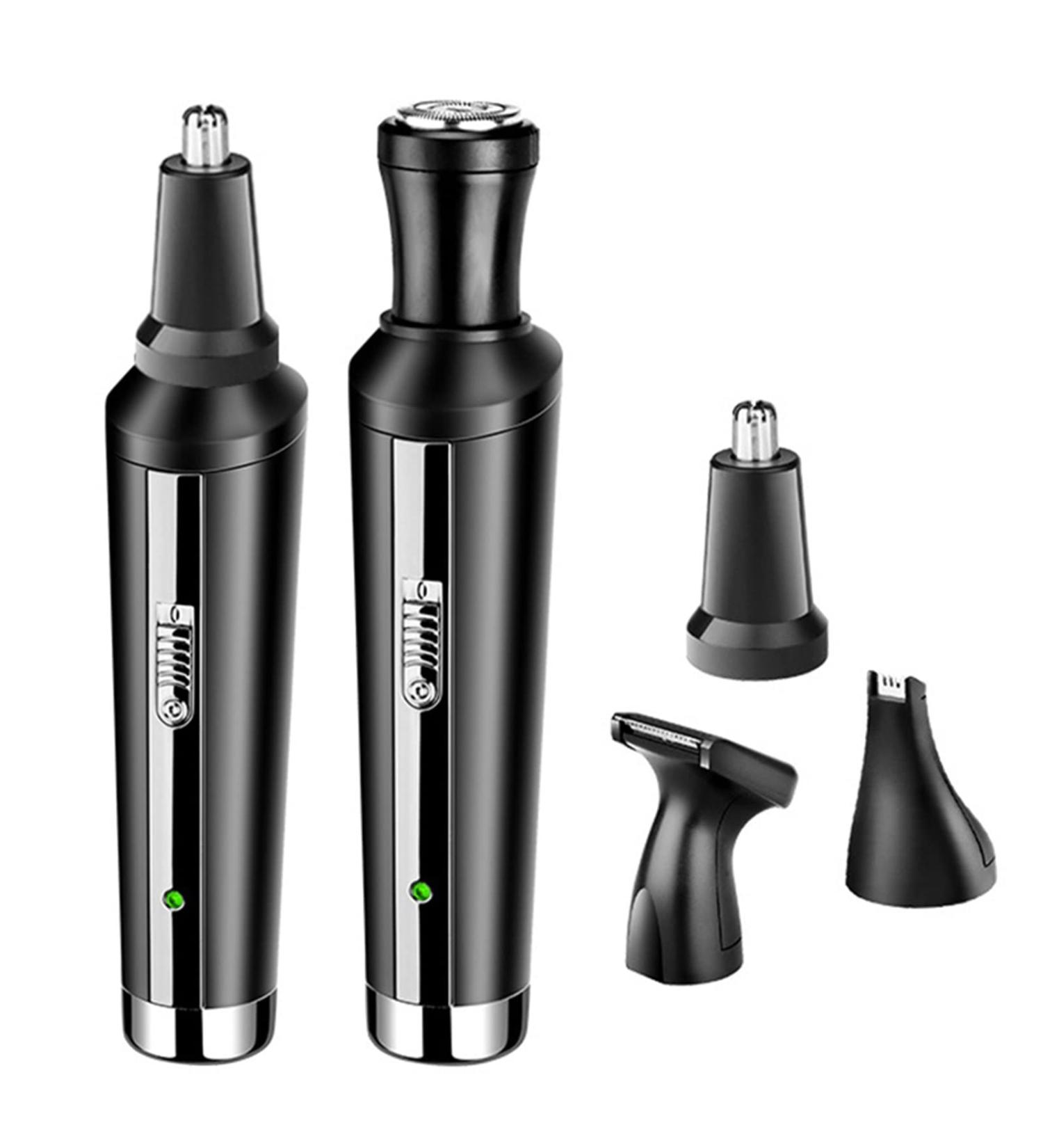 OUSIKA 4-in-1 Nose Hair Trimmer | Rechargeable Ear & Beard Grooming Set | Best Nose & Eyebrow Trimmer for Men - Buy Online on GoSupps.com