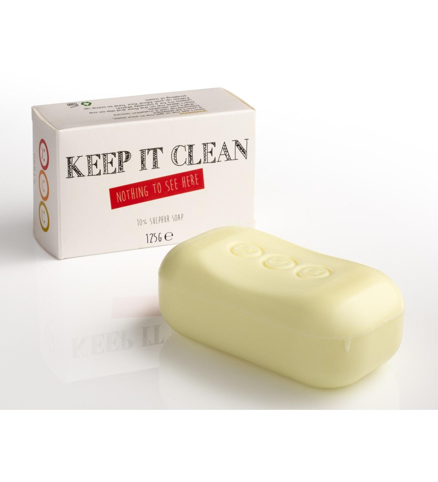 Keep it Clean 10% Sulphur Soap - Acne Treatment & Skin Care - Whytheface | International Shipping Available - Buy Online on GoSupps.com