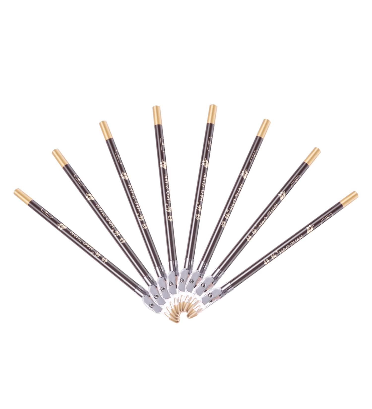 FRCOLOR 8pcs Tool Sharpener Built-in with Eyebrow in Women for Makeup Beauty Professional Pencils Pencil A 1 count (Pack of 1) Coffee - Buy Online on GoSupps.com