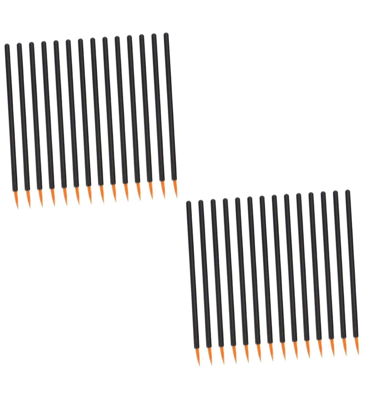 NOLITOY 200 Pcs Disposable Eyeliner Brush Tools Practical Eyeliner Woman With Hat Applicator 9x6.5cmx2pcs Blackx2pcs - Buy Online on GoSupps.com