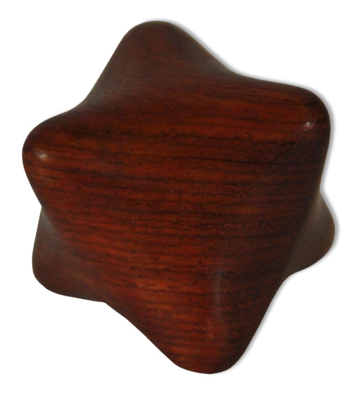 Handcrafted Hardwood Massage Cube - Premium Quality for Relaxation & Wellness - Buy Online on GoSupps.com