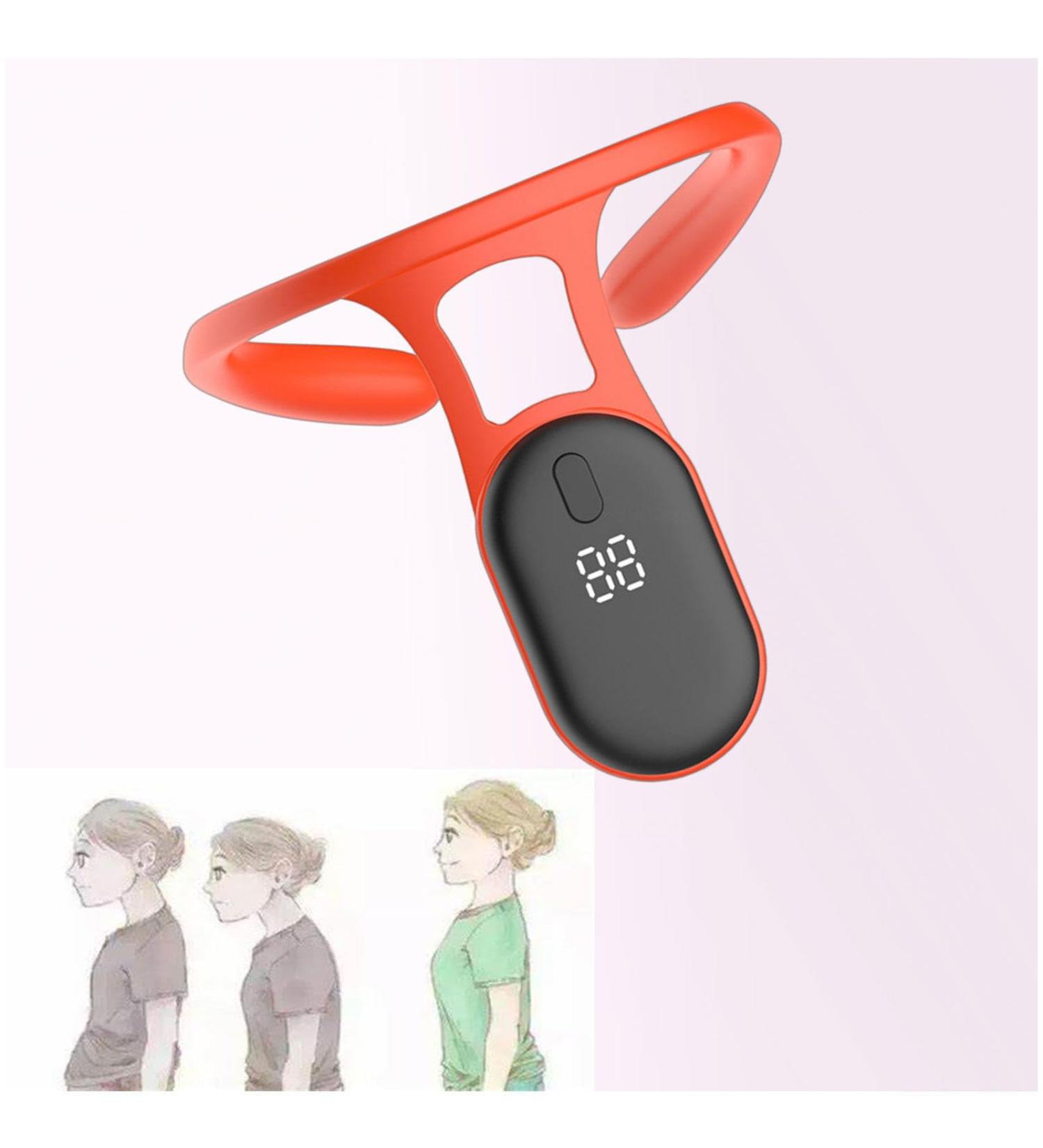 Back Posture Corrector with Posture Monitoring Posture Corrector Monitor Help to Fast Improving The Hunchback Orange - Buy Online on GoSupps.com