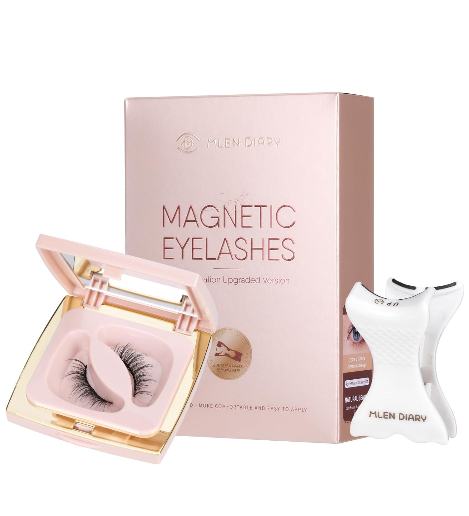 Dual Magnetic Eyelashes - Reusable Soft Lashes Without Eyeliner | Lightweight & Glue-Free | Perfect for Natural Makeup | International Shipping - Buy Online on GoSupps.com