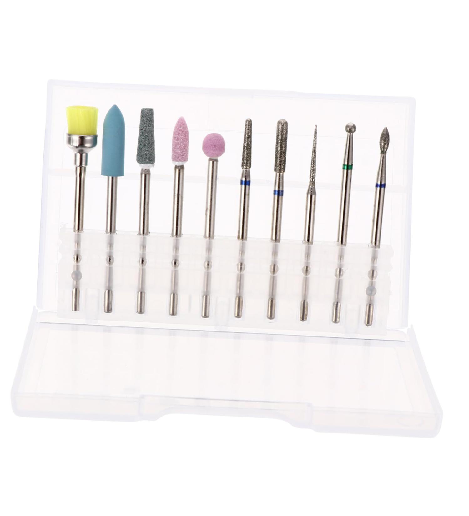 Healeved Nail Polisher Nail Drill Bits for Manicure - Carbide & Metal Alloy Manicure Tools - Buy Online on GoSupps.com