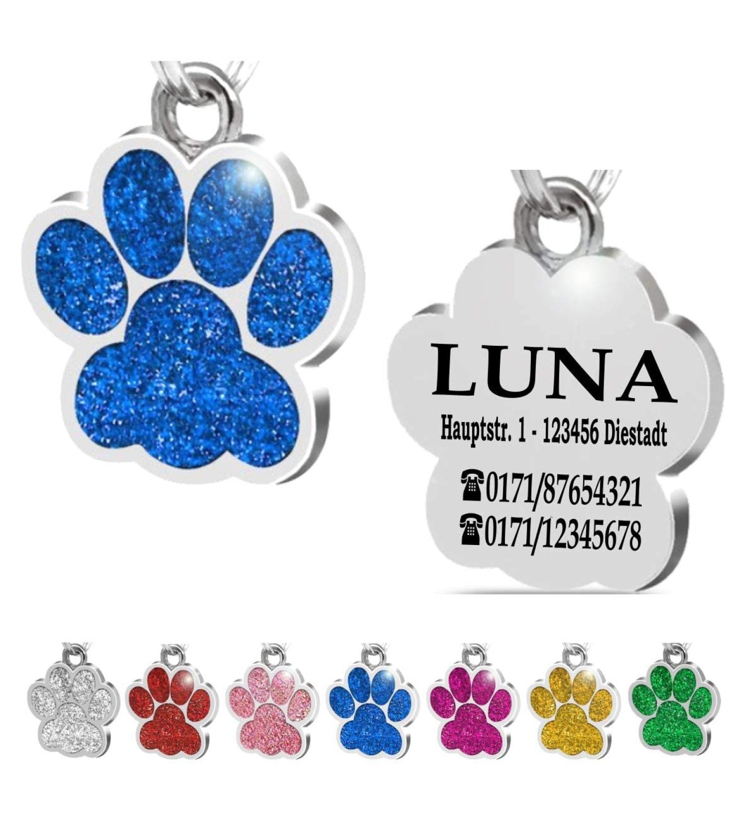 Personalized Paw-Shaped Pet Collars & Hall Bands | Ibera Gifts for Small & Medium Dogs & Cats - Buy Online on GoSupps.com