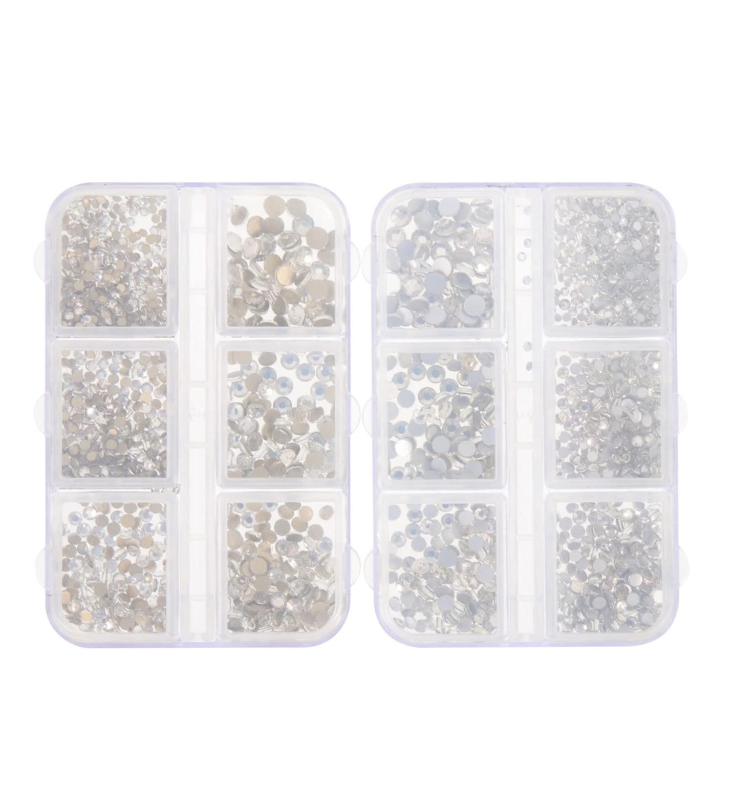 minkissy 2 Boxes Nail Art Accessories Rhinestones Nail Art Beeds Rhinestones for Nails Flatback Rhinestones Crafts Flake Beads Charms Nail Glitter Flake Nails Sequin Beadwork Manicure Pp - Buy Online on GoSupps.com