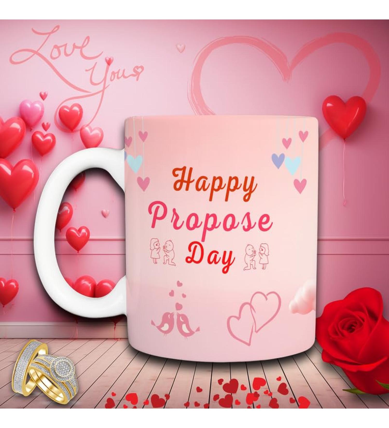 Handicraft Bazarr Best Gift On Propose Day | Valentine Week Gift | Gift For Women Men | Premium Quality Coffee Mug - Buy Online on GoSupps.com