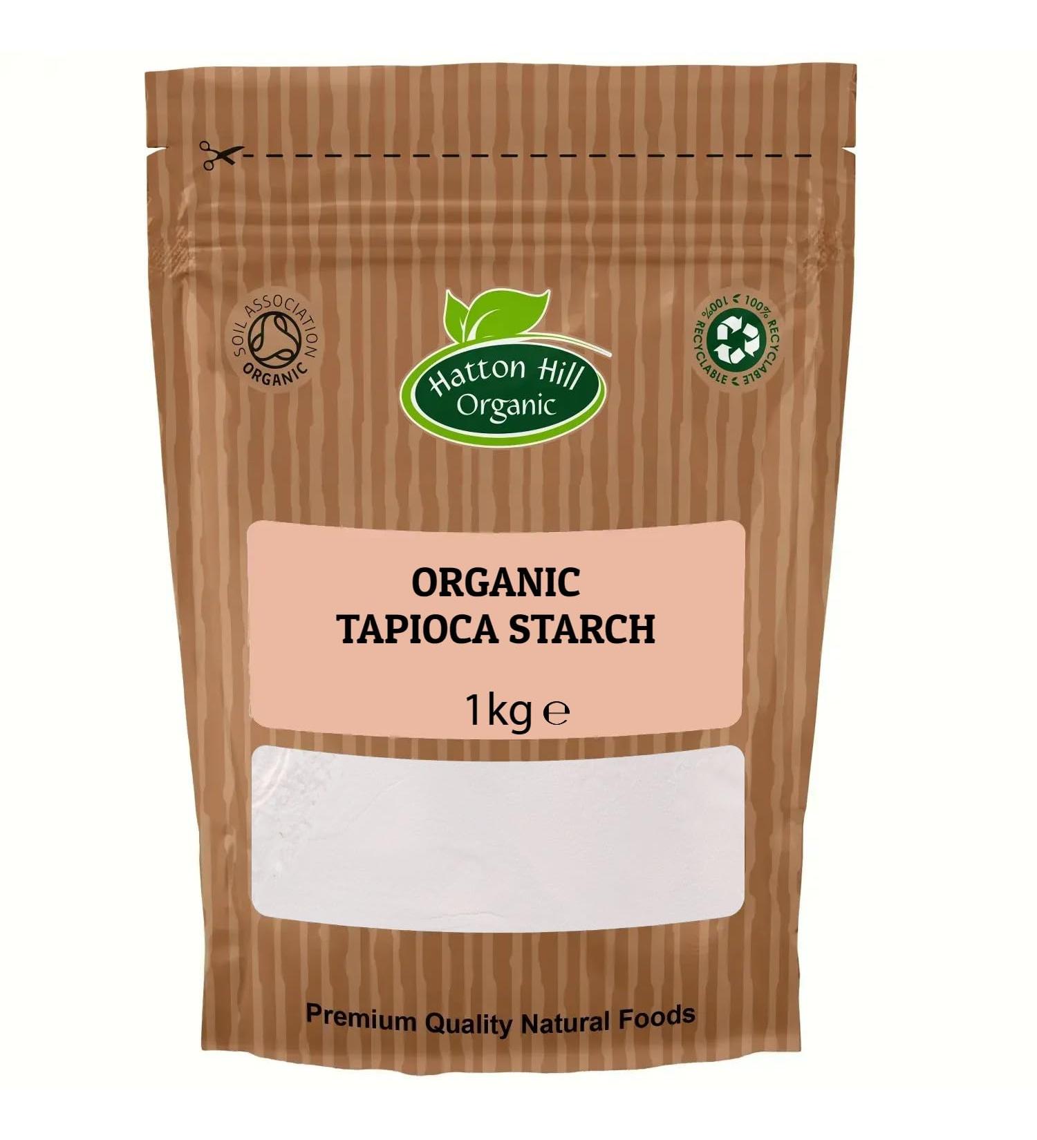Organic Tapioca Starch 1kg by Hatton Hill Organic - Free UK Delivery