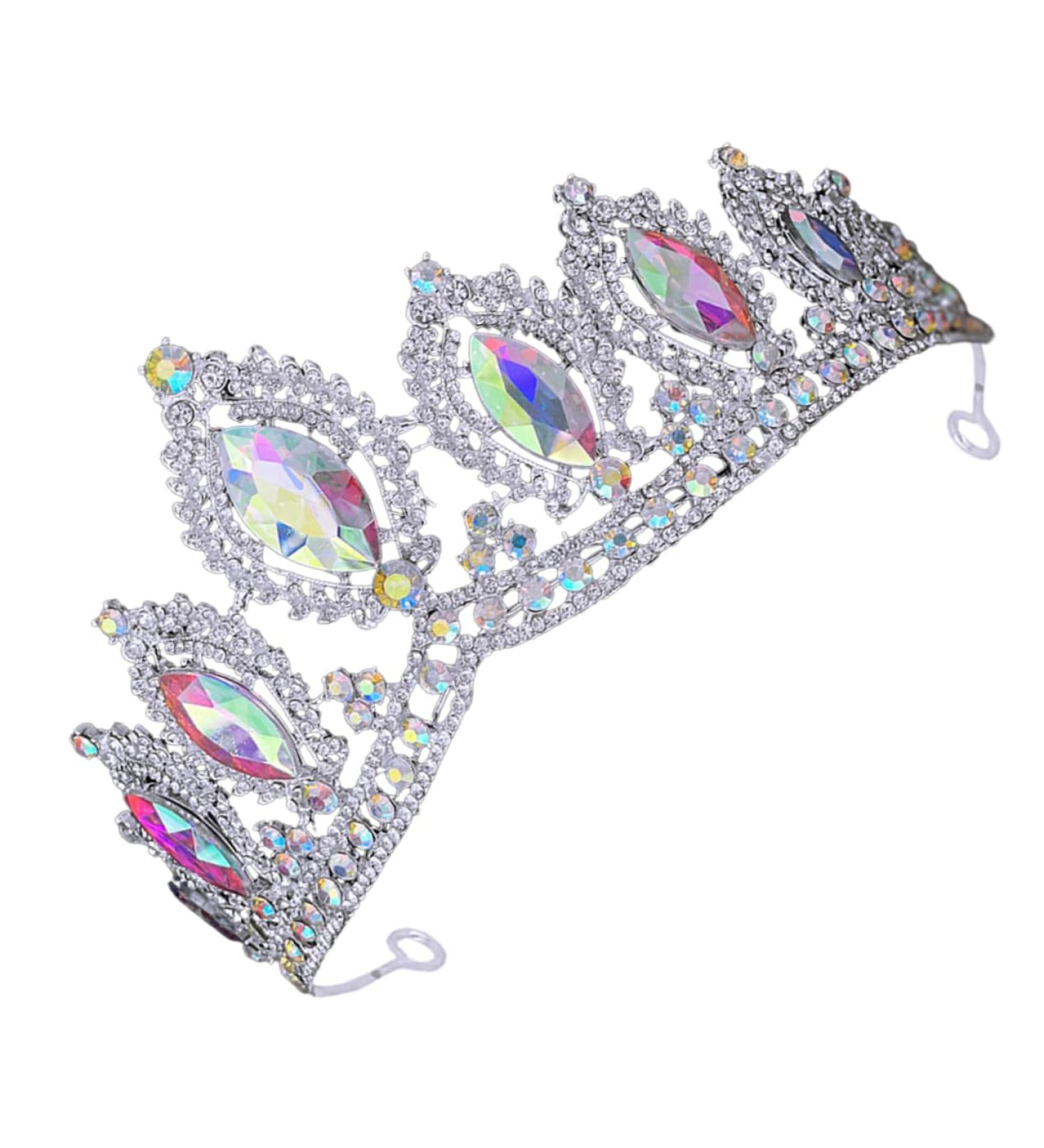 CANIGHT Crown Hair Accessory Wedding Headpiece for Bride Wedding Crown for Bride Bachelorette Crown Wedding Hair Accessories Crown for Bride Wedding Bridal Crown Birthday Crown Rhinestone - Buy Online on GoSupps.com