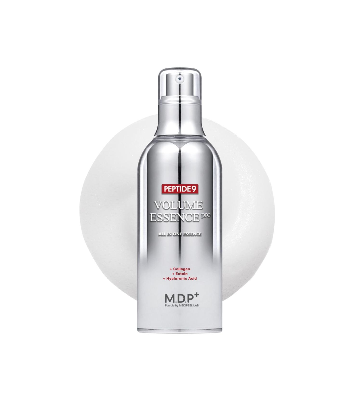 MDP+ Peptide 9 All in One Essence Pro - Anti-Aging Hydration & Glow - Boost Skin Elasticity & Collagen Production - 100ml Bubble Essence for Moisturized Skin - Buy Online on GoSupps.com