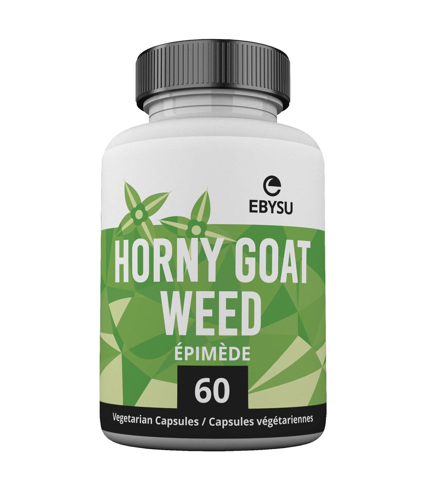 EBYSU Horny Goat Weed (60 Capsules) Testosterone Supplements For Men Testosterone Booster For Men Source of Amino Acids involved in Muscle Protein Synthesis Vegan Capsules Preservative-Free - Buy Online on GoSupps.com