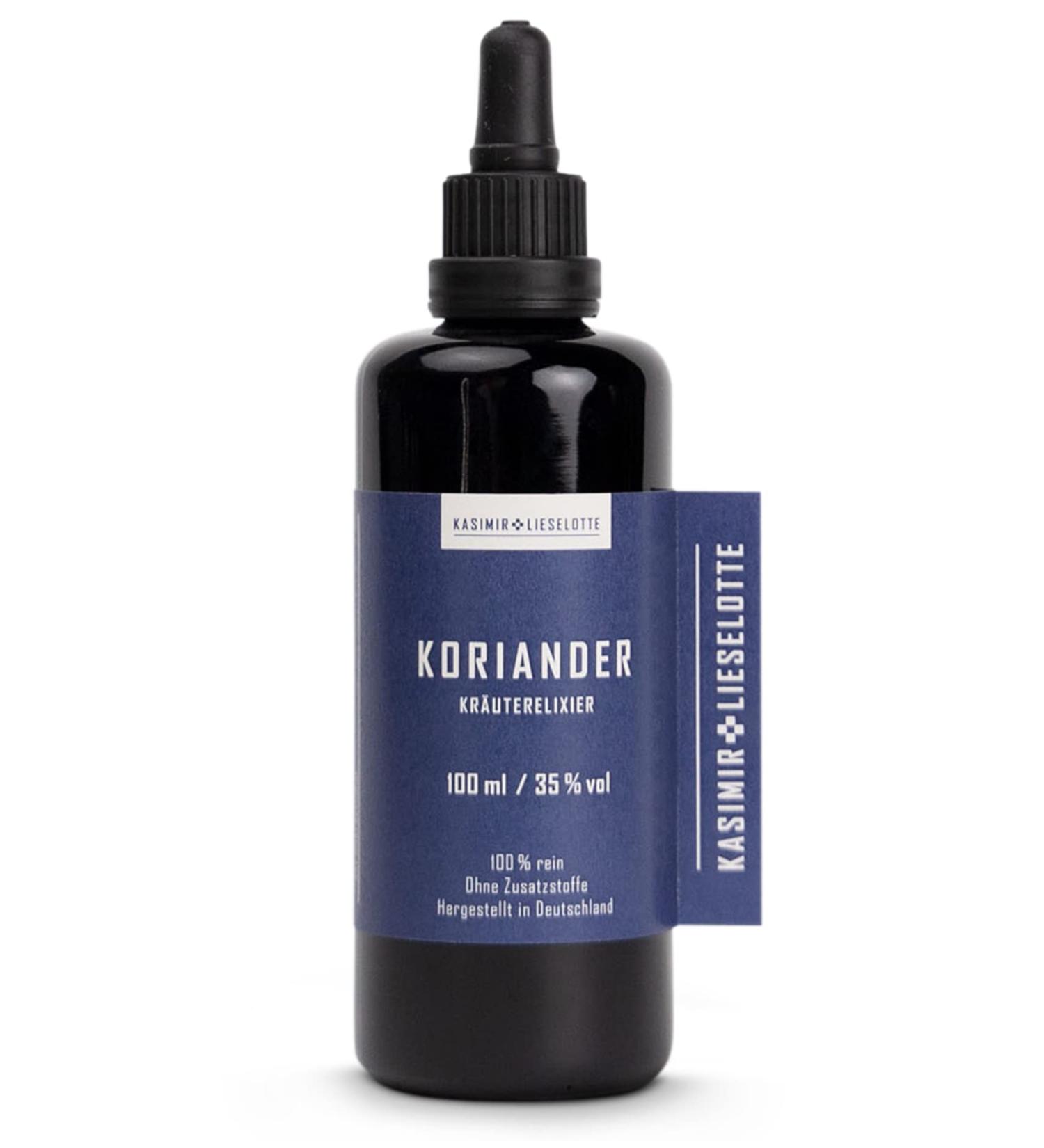 Coriander Tincture 100ml - Handmade from Fresh Coriander Leaves in Brandenburg | Premium Herbal Extract for Natural Healing - Buy Online on GoSupps.com