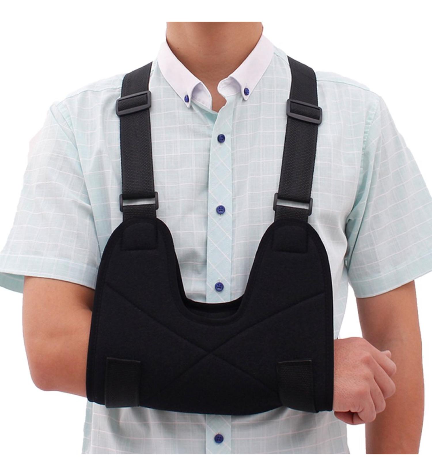 Liitrton Arm Sling - Breathable Shoulder Immobilizer & Adjustable Split Strap - Relieve Shoulder Pain - Supports & Braces for Adults - Buy Online on GoSupps.com