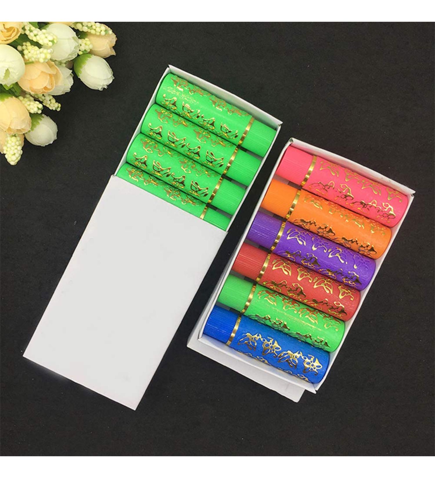 6Pcs Butterfly Tube Color Changing Lipsticks - Moisturizing & Long Lasting | International Shipping - Buy Online on GoSupps.com