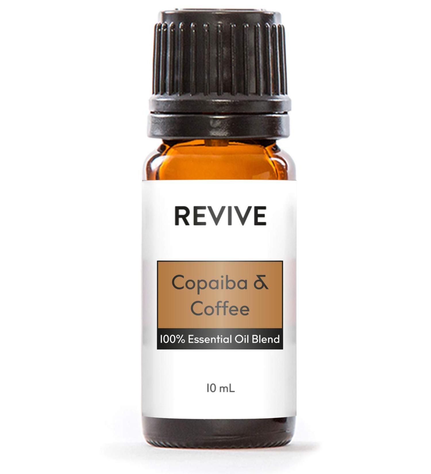 Copaiba & Coffee Essential Oil Blend by Revive Essential Oils - 100% Pure Therapeutic Grade for Diffuser Humidifier Massage Aromatherapy Skin & Hair Care