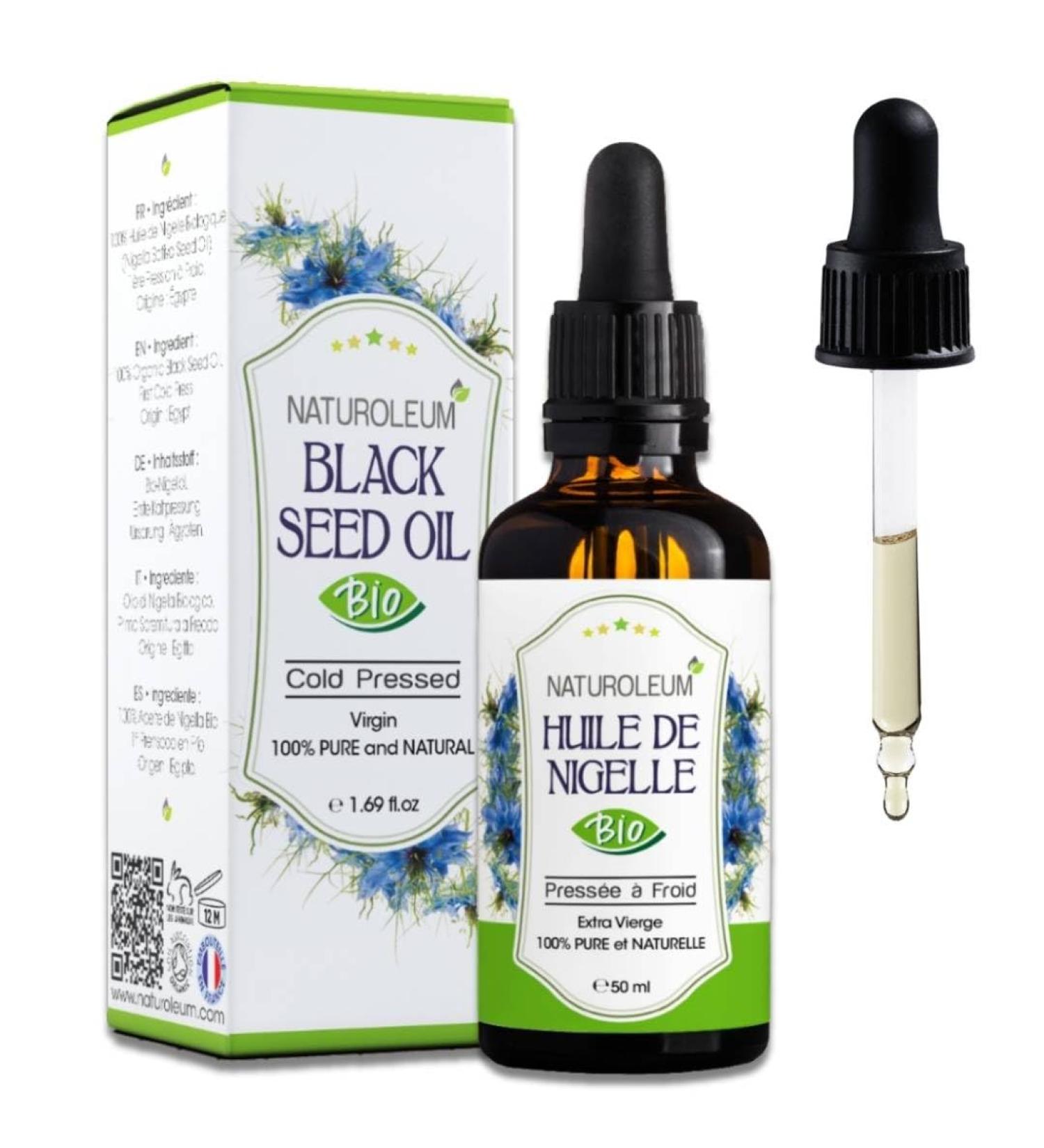 100% ORGANIC NIGELLE OIL Pure and Natural Cold Pressure Hair and Skin Care (50ml) - Buy Online on GoSupps.com