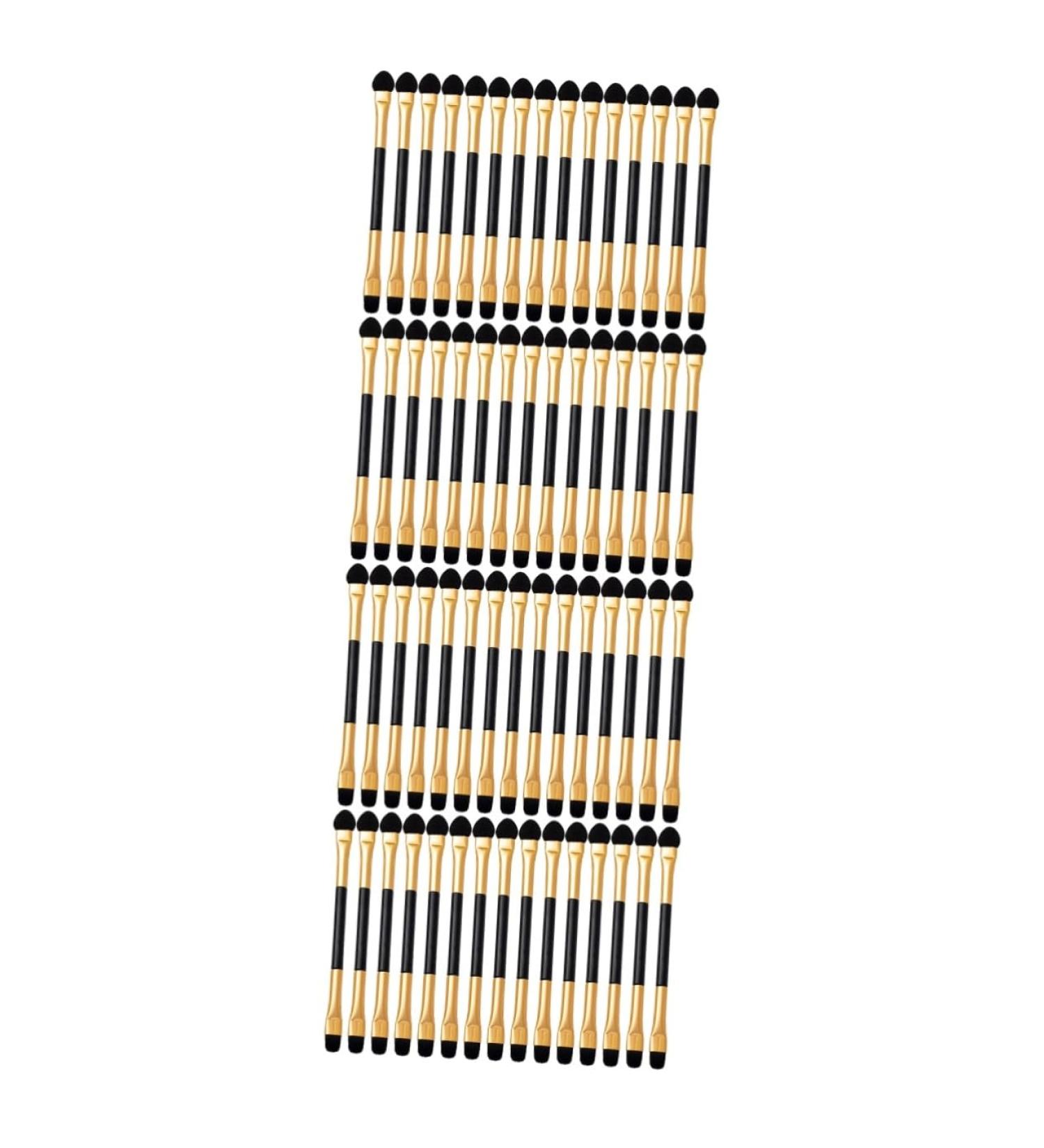 Baluue 60 Pcs Eye Shadow Brush Eye Shadow Applicator Double-sided Eyeshadow Shadow Foam Plastic - Buy Online on GoSupps.com