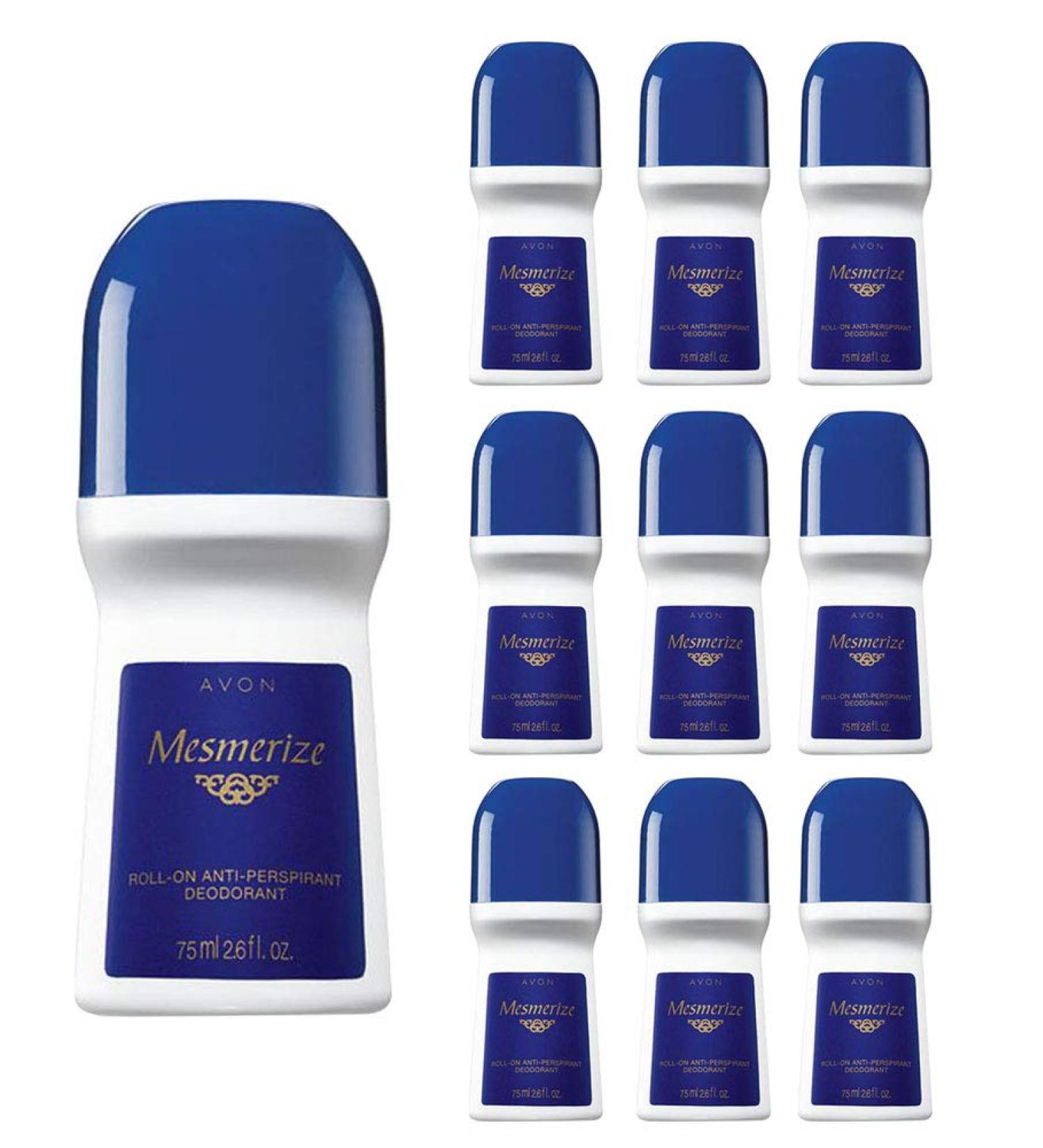 Avon Mesmerize for Him Roll-on 2.6 oz (12-Pack) - Long-lasting Fragrance for Men - Buy Online on GoSupps.com
