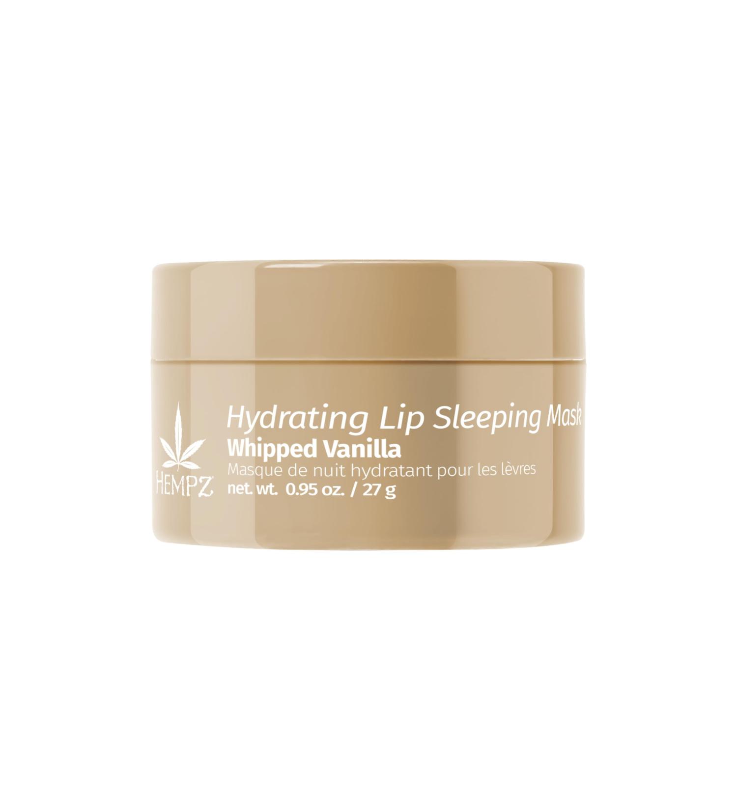 Hempz Hydrating Lip Sleeping Mask - Whipped Vanilla (.95 Oz.) | Overnight Hydrating Lip Balm for Dry Lips Lip Repair Chapped Lip Treatment & Nourishment for Women Vanilla 0.70 Ounce - Buy Online on GoSupps.com