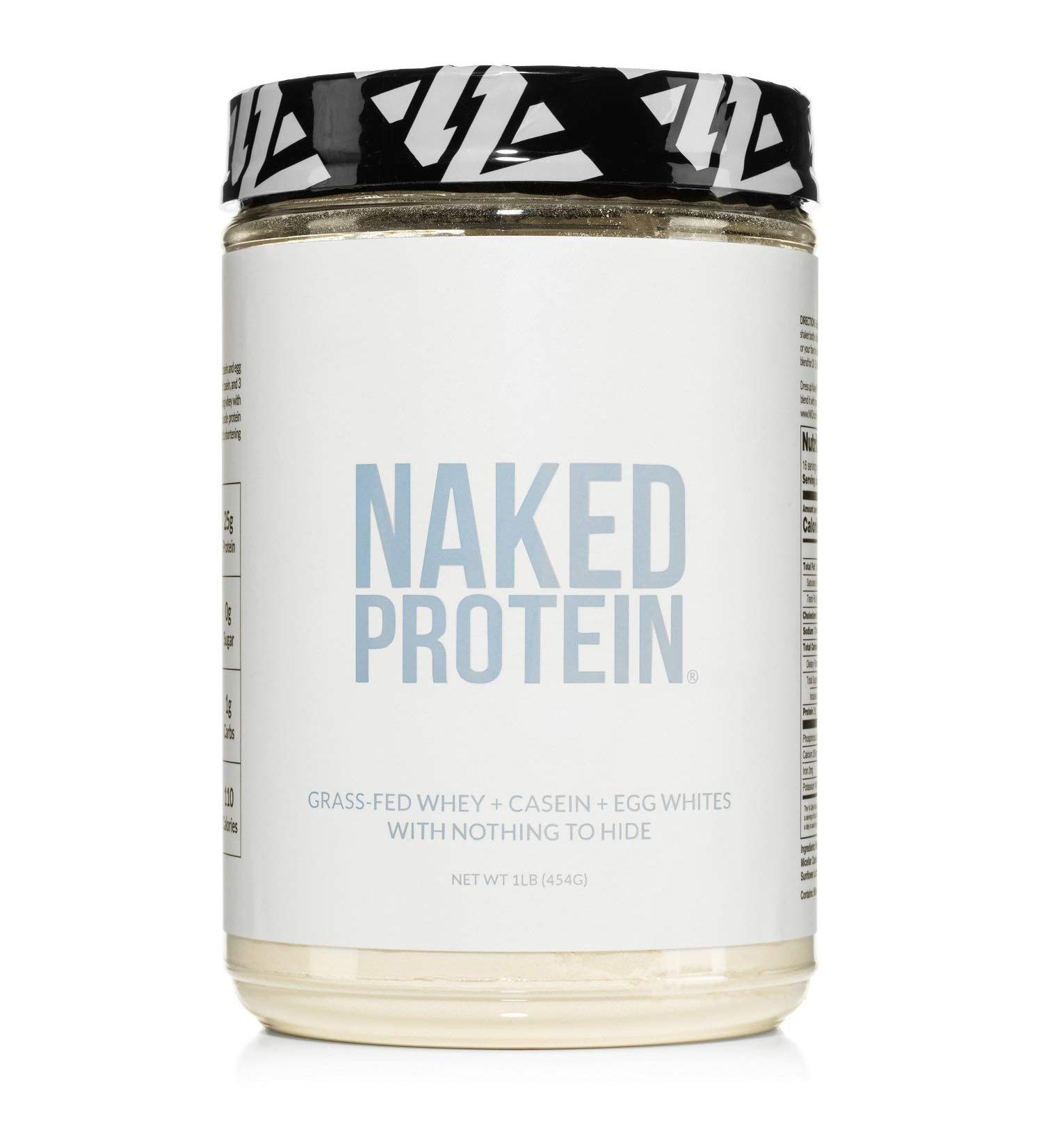 Naked Protein Powder Blend - Egg, Whey, and Casein Protein - 1lb Pack | High Quality Protein Powder - Buy Online on GoSupps.com