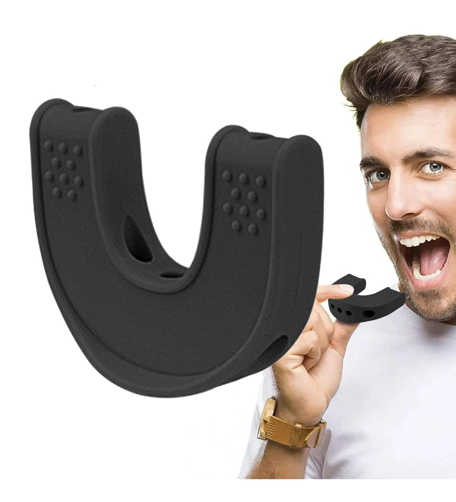 Jaw Exerciser for Men - U-Shaped Jawline Exerciser Jawline Trainer Jaw Strengthener Jaw Sculpting Tool with Storage Box for Adults Black - Buy Online on GoSupps.com