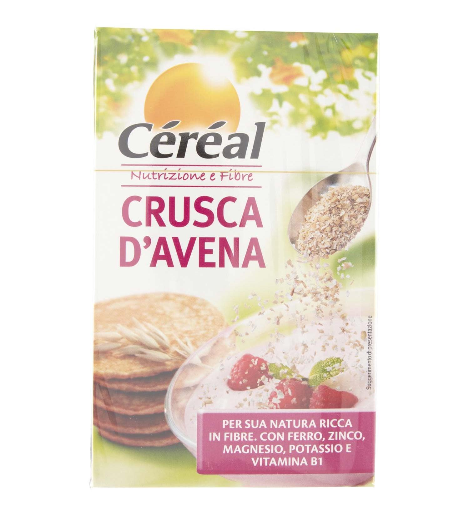  C r al Crusca d'Avena Cereal Source of protein High in fiber Ideal for breakfast and for making pancakes Promotes intestinal well-being Resealable format 360g - Buy Online on GoSupps.com
