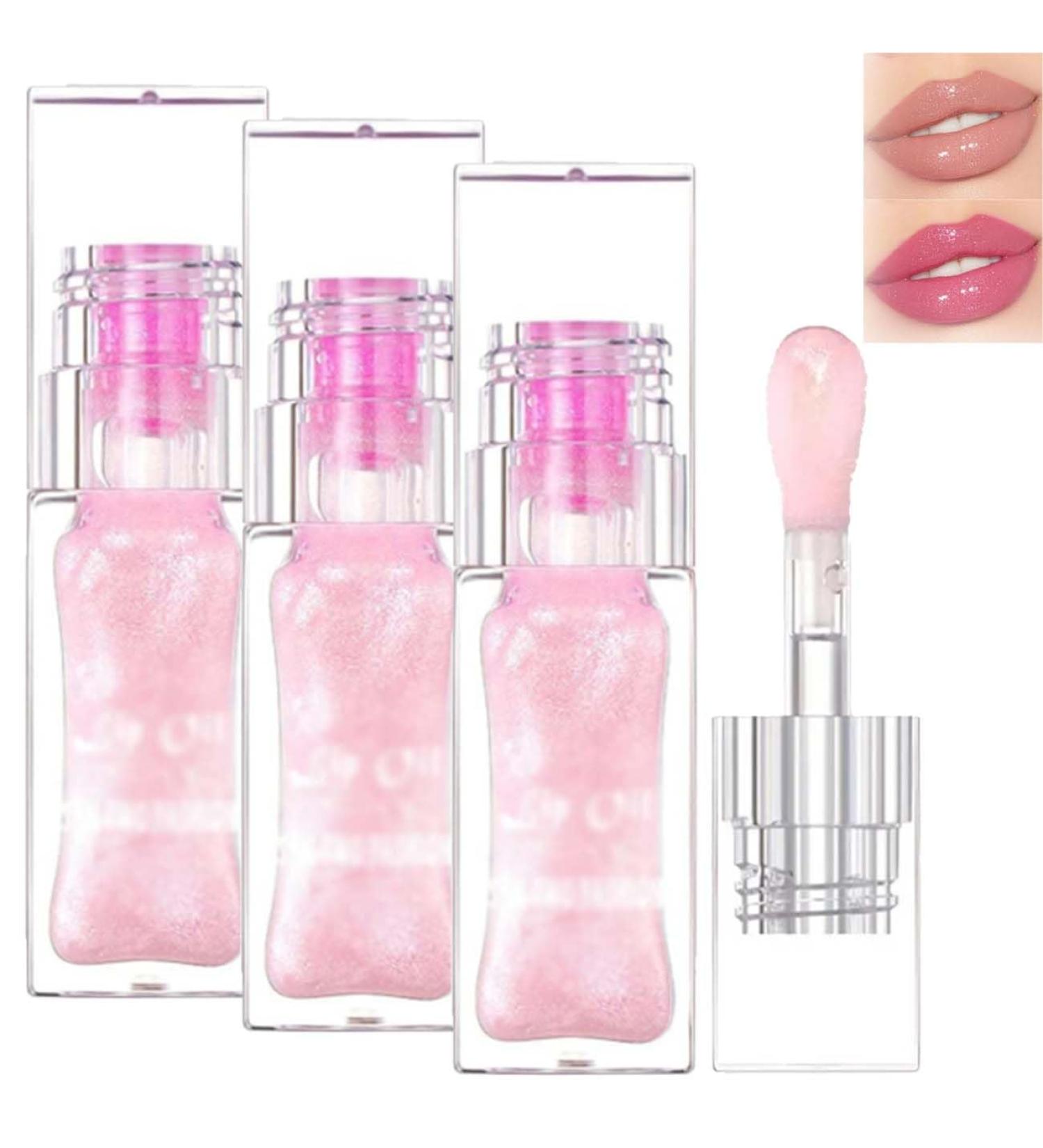 Magic Color Changing Lip Oil Conversion Color Changing Lip Oil Moisturizing & Shiny Lip Gloss Transparent Lip Care Balm for Lip Care (3pcs) - Buy Online on GoSupps.com