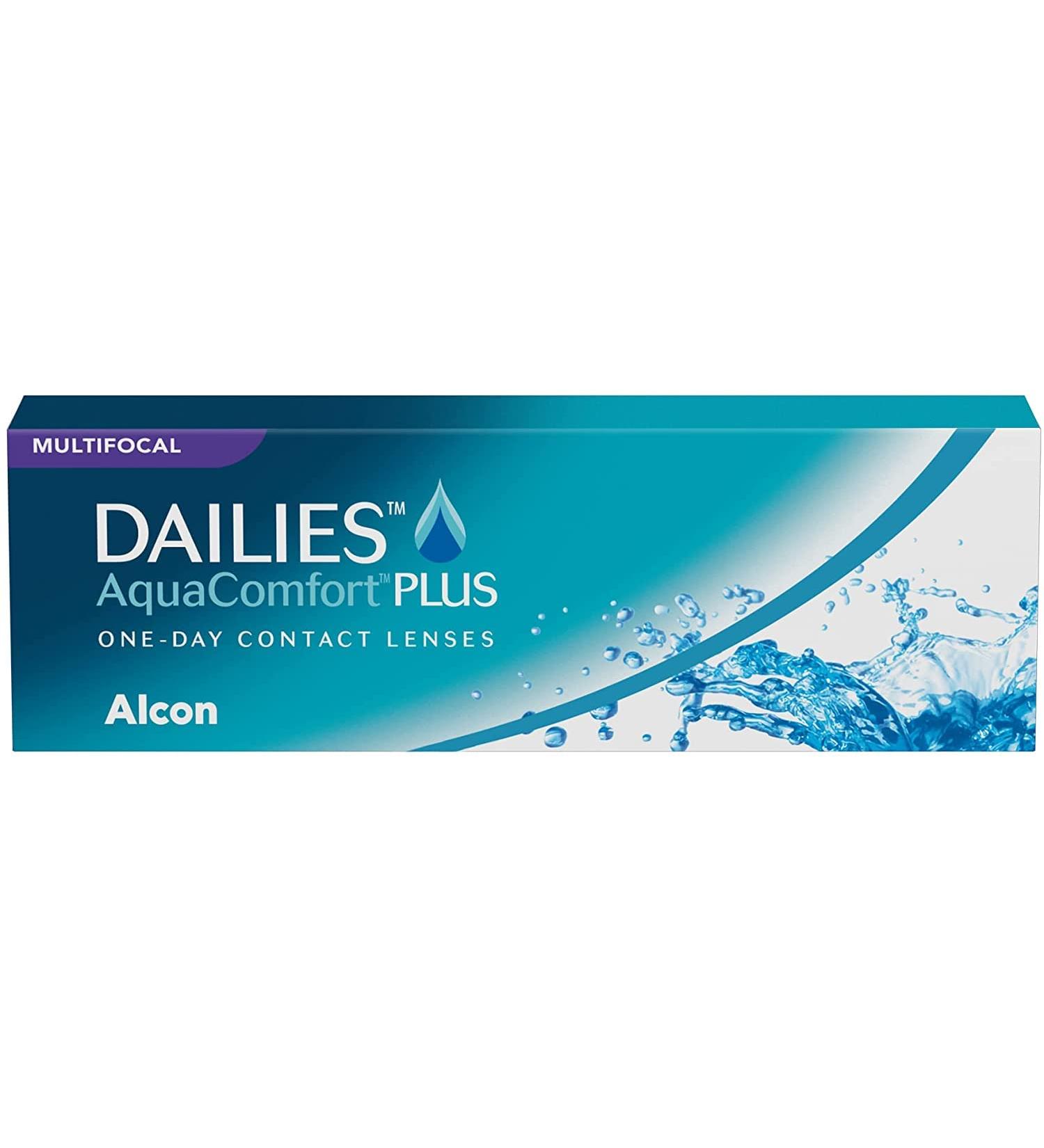 Buy Dailies AquaComfort Plus Multifocal Daily Lenses - 30 Pack | Soft Contact Lenses | BC 8.7 mm DIA 14.0 mm +4.5 Diopters | International Shipping Available - Buy Online on GoSupps.com