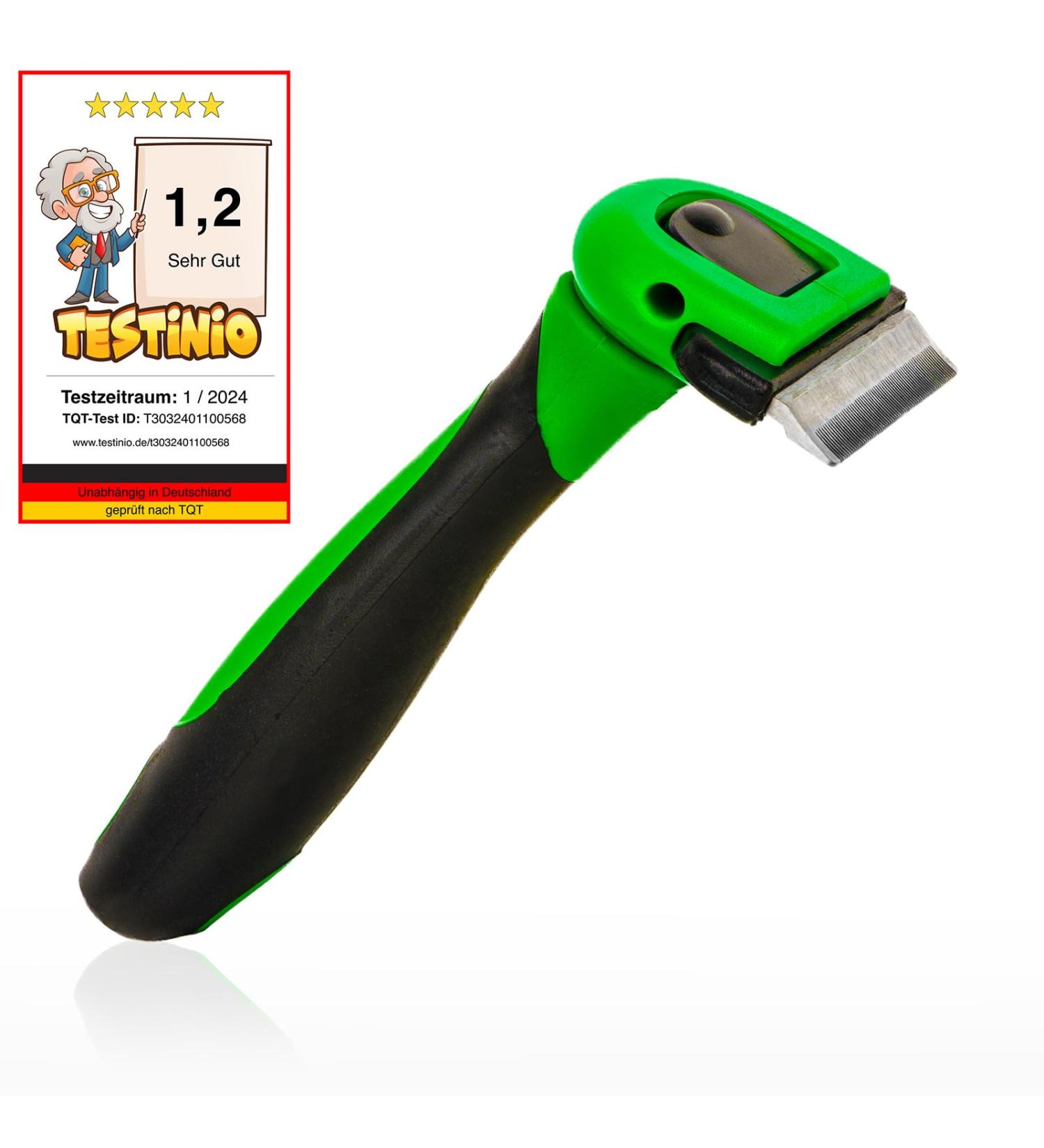 Fino Pet Cat Brush Size M - Ideal for Medium & Large Cats | Short & Long Hair Fur Care | Underproof Brush & Flea Comb Accessories - Buy Online on GoSupps.com