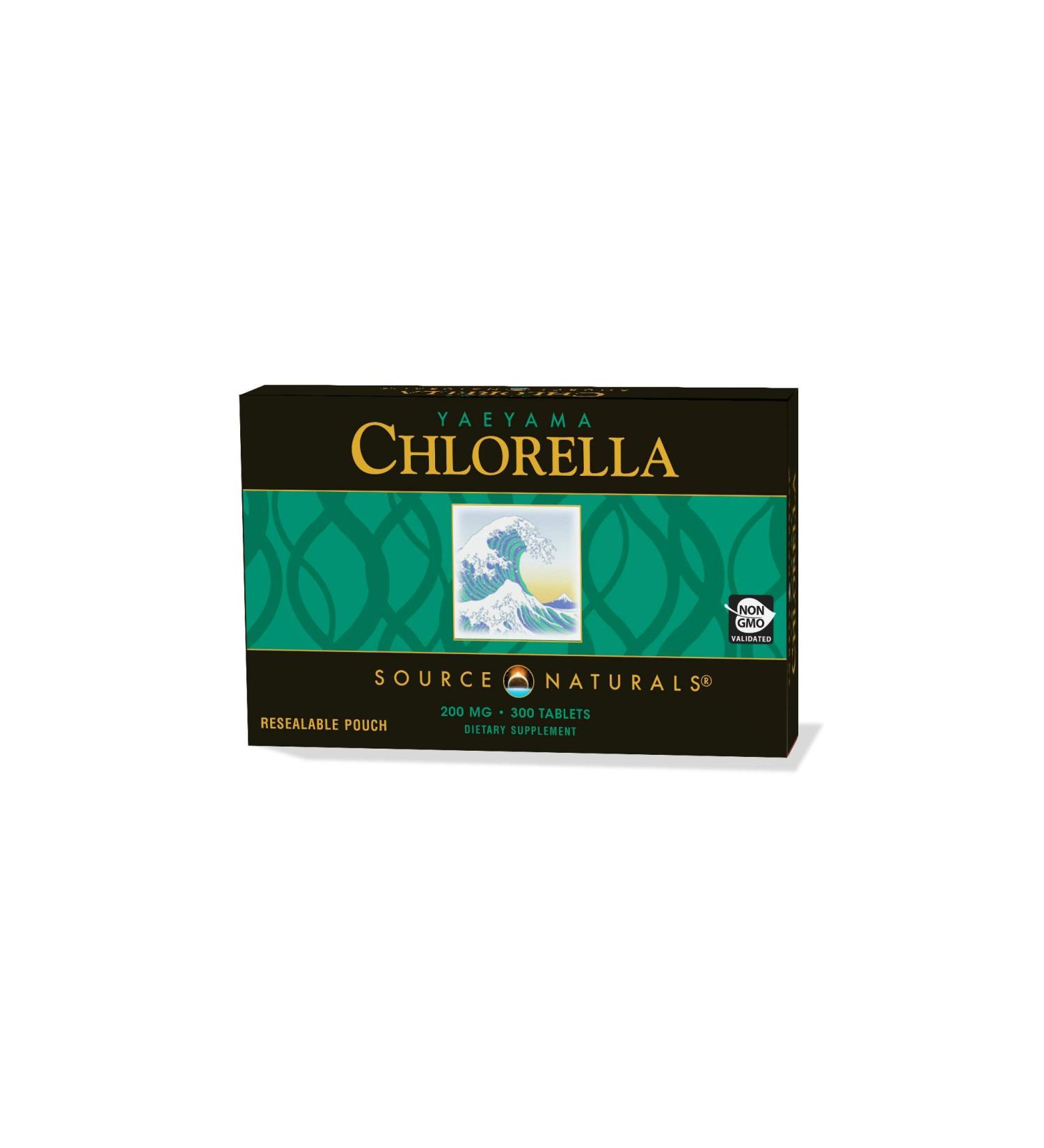 Source Naturals Yaeyama Chlorella 200 mg 300 Tablets