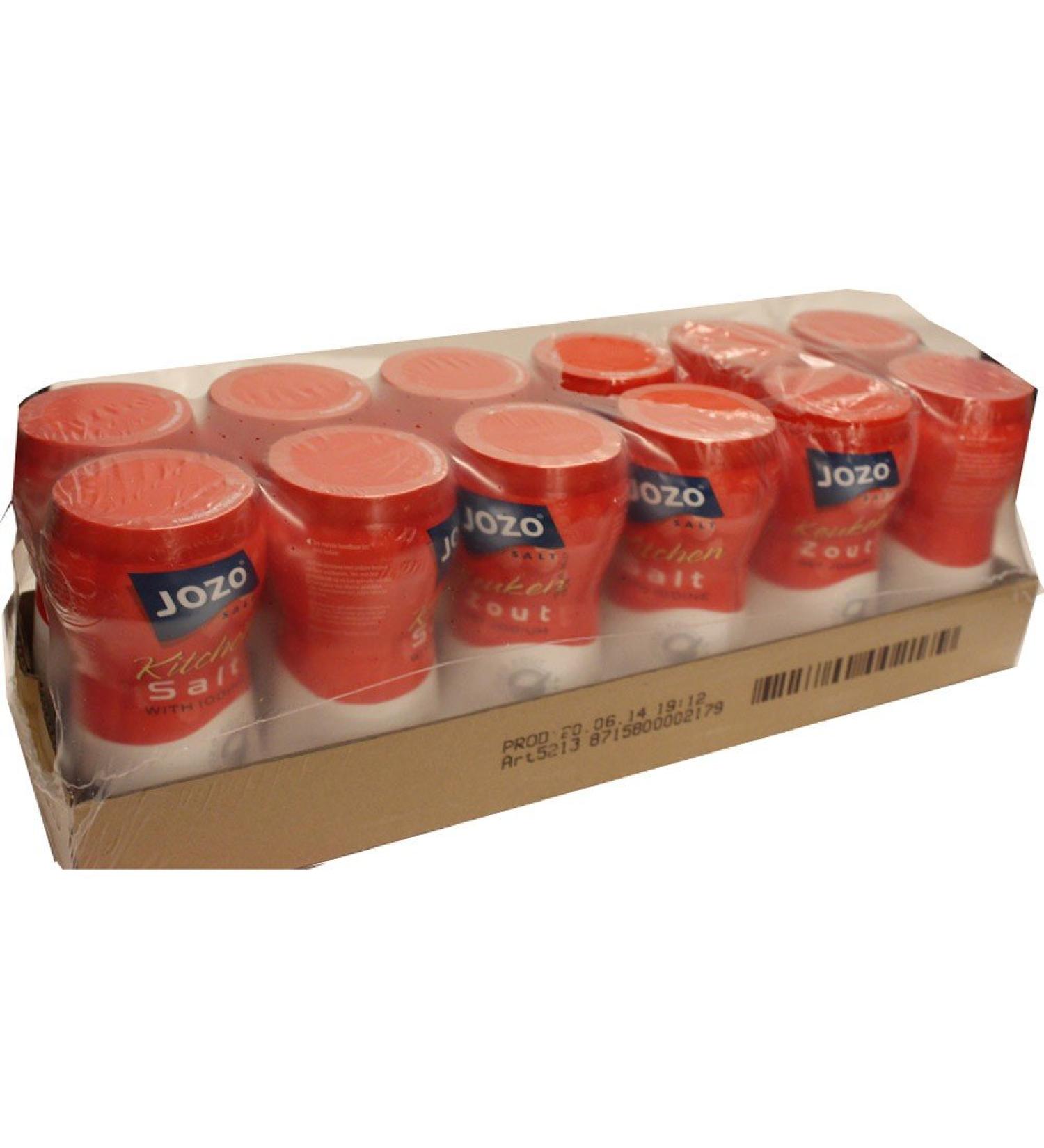 Jozo Jode Salt, 12 x 600 g cans.