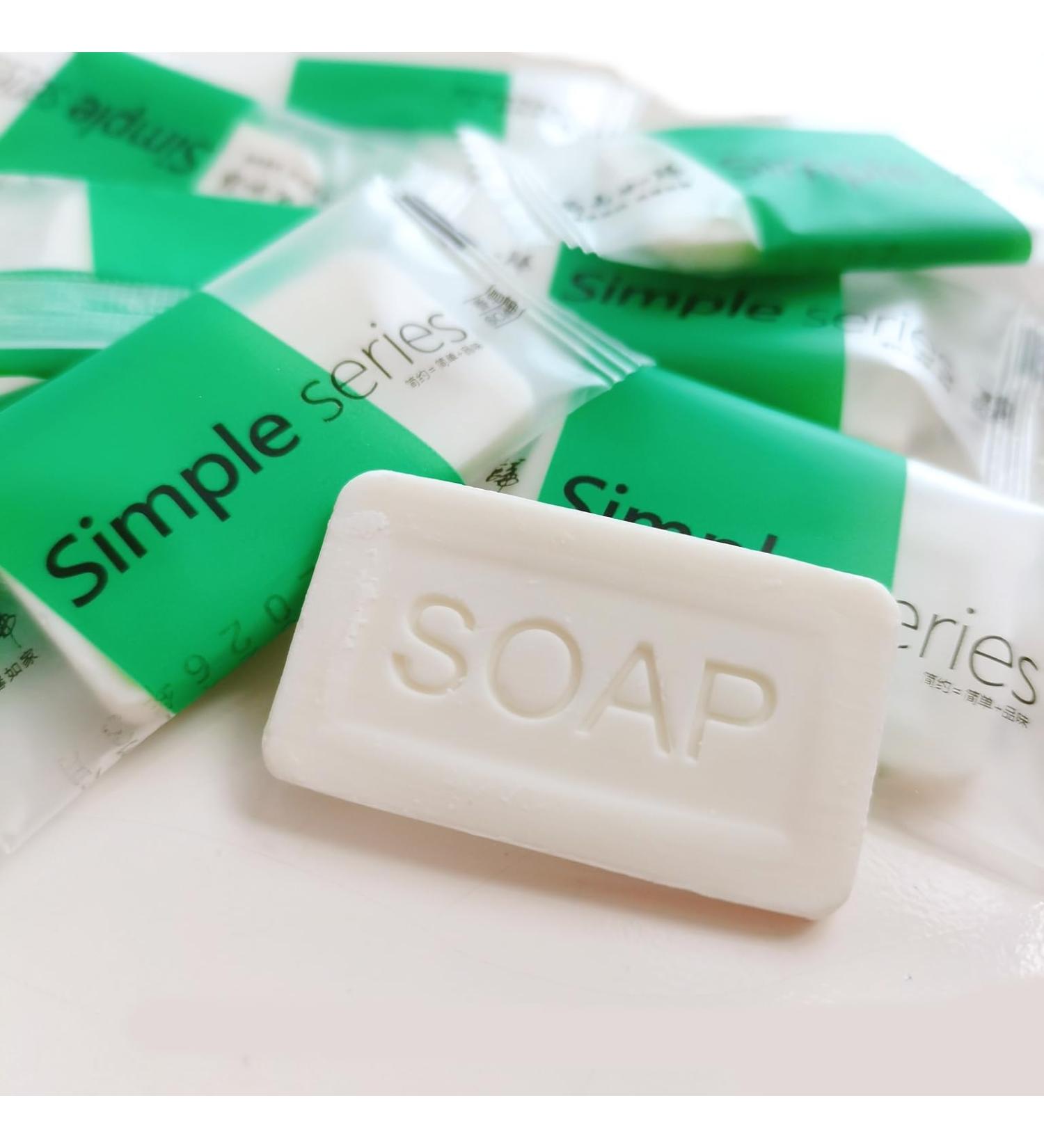 Travel Small Size 7g(0.25o.z) Soap for Hotel Supplies Hiking Camping Washing Body Hand Riche Foam (100)