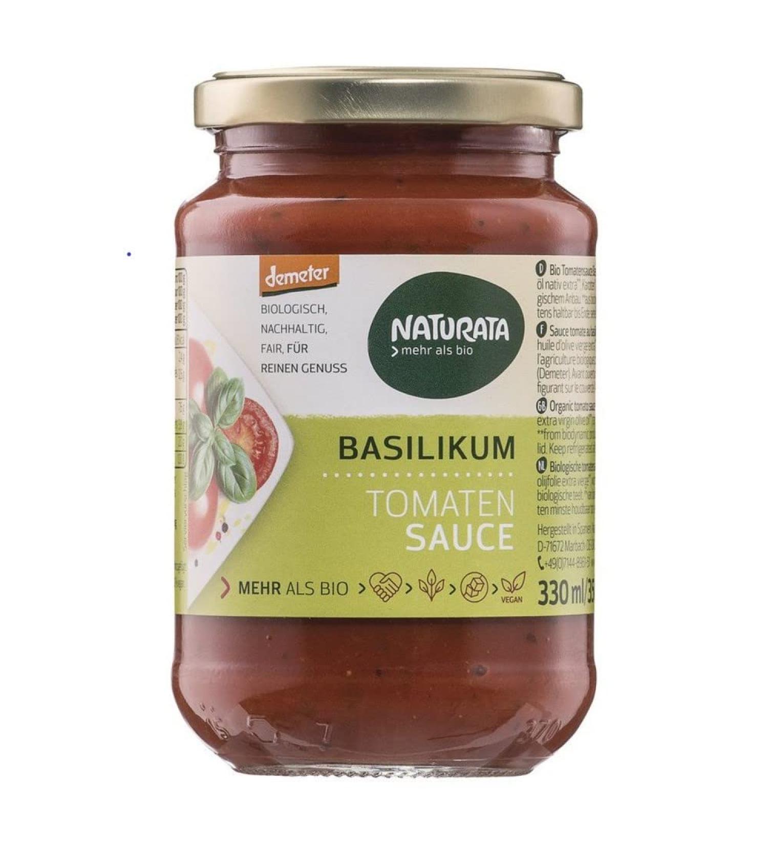 Naturata Organic Basil Tomato Sauce (1 x 330 ml)