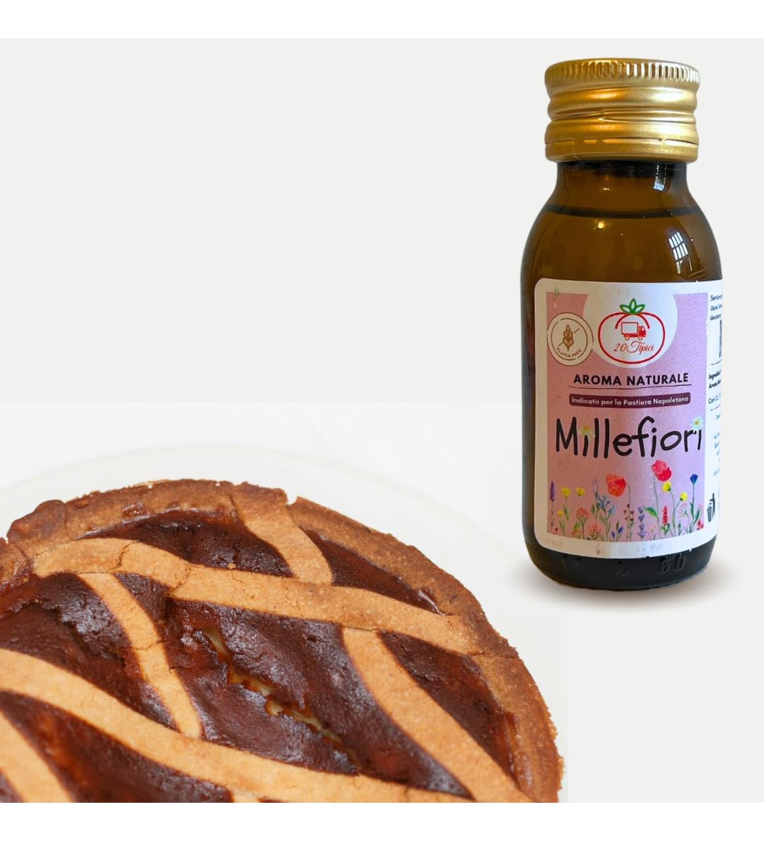 20tipici Natural Flavors Food Colors 60ml - Millefiori Taste for Neapolitan Pastiera Easter Cake & Cookies | Gluten-Free - Buy Online on GoSupps.com