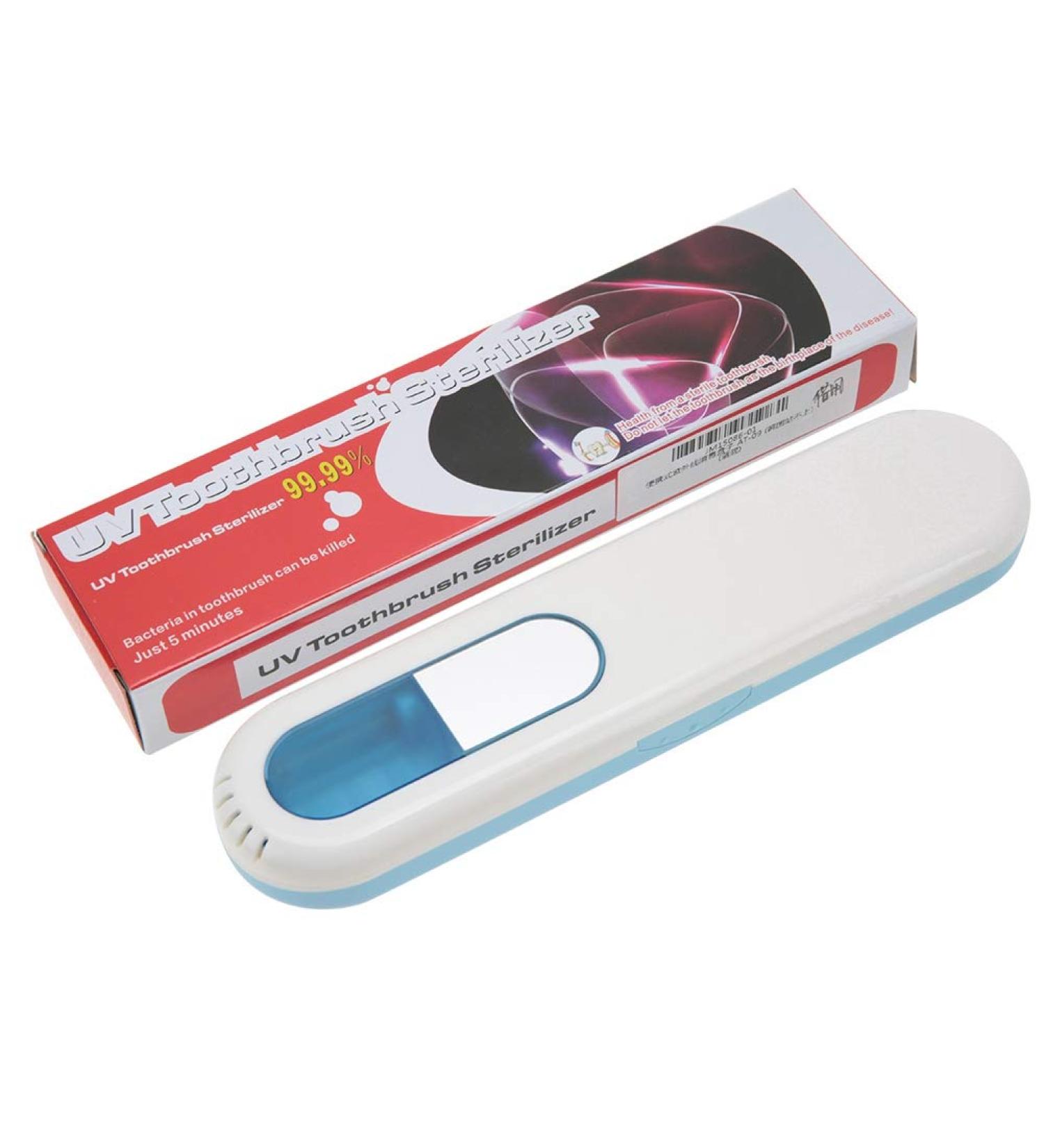 Portable Toothbrush Sterilizer Box | Effective Toothbrush Disinfectant for International Shipping - Buy Online on GoSupps.com