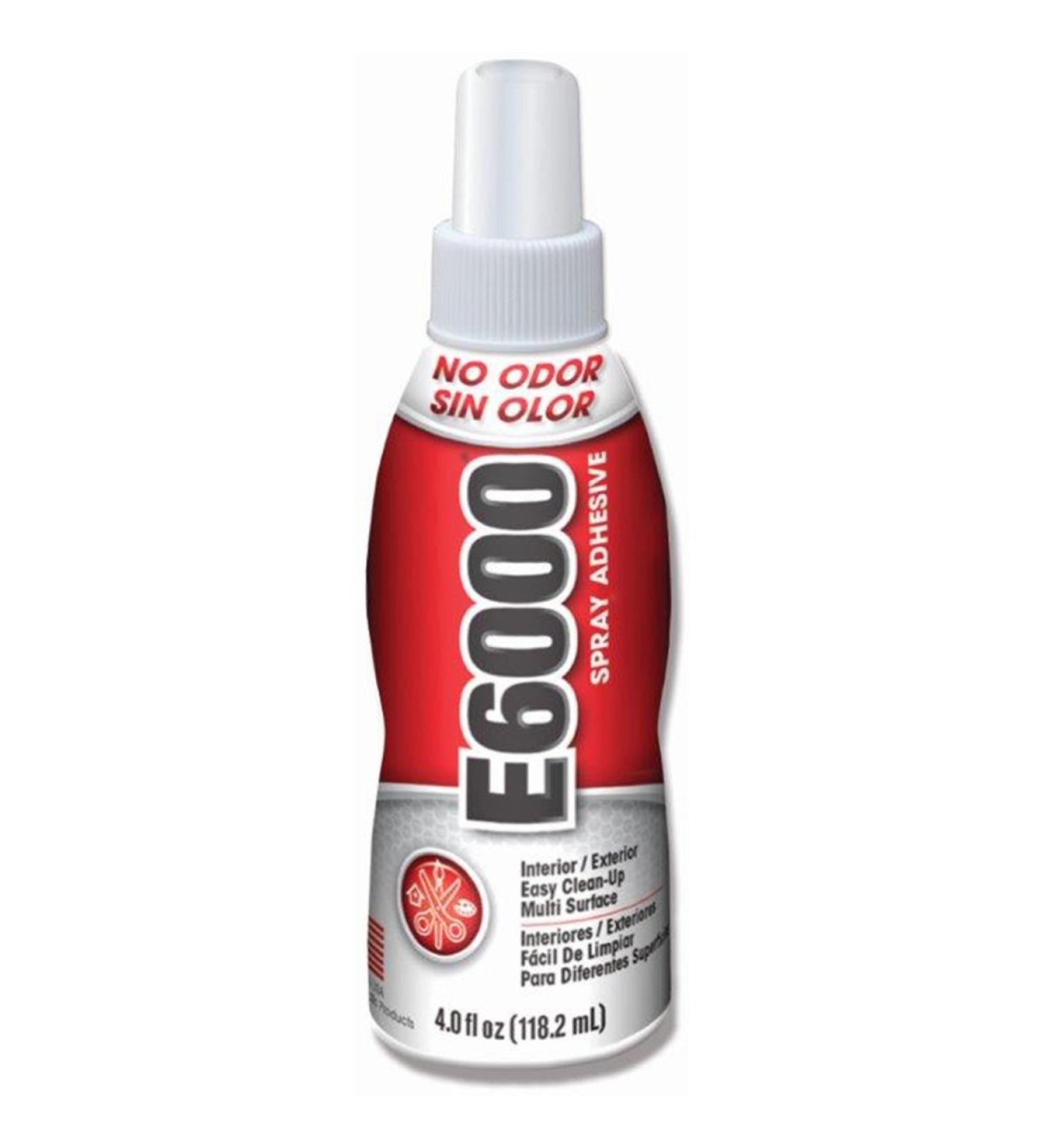 E6000 Multi-Purpose Spray Adhesive, No Size, White