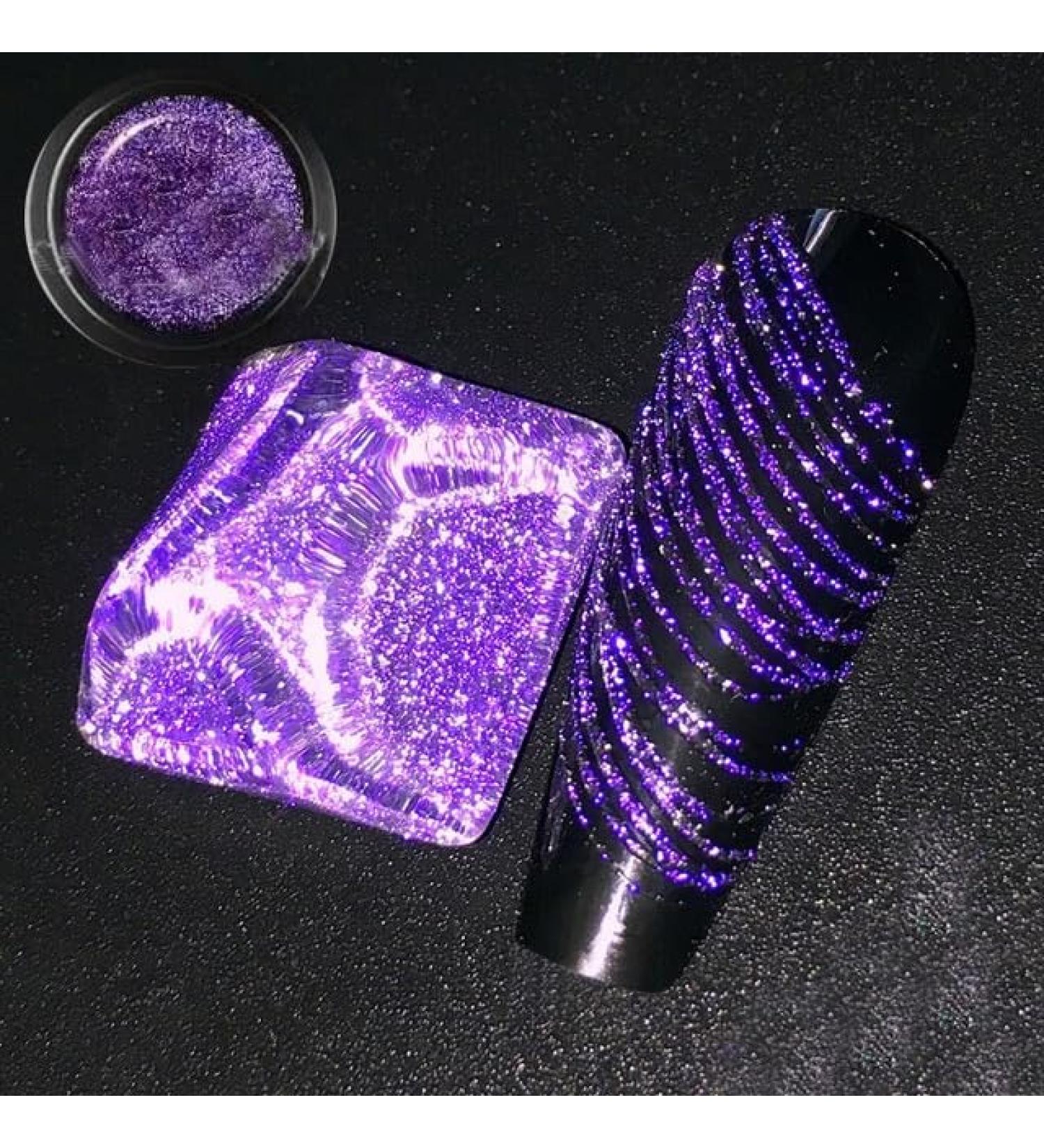 6 Colors Optional Reflective Nail Art Design Glitter Nail Gel Wire Drawing Flower Line Gel Spider Gel Varnish DIY Manicure - (Color: A4) - Buy Online on GoSupps.com