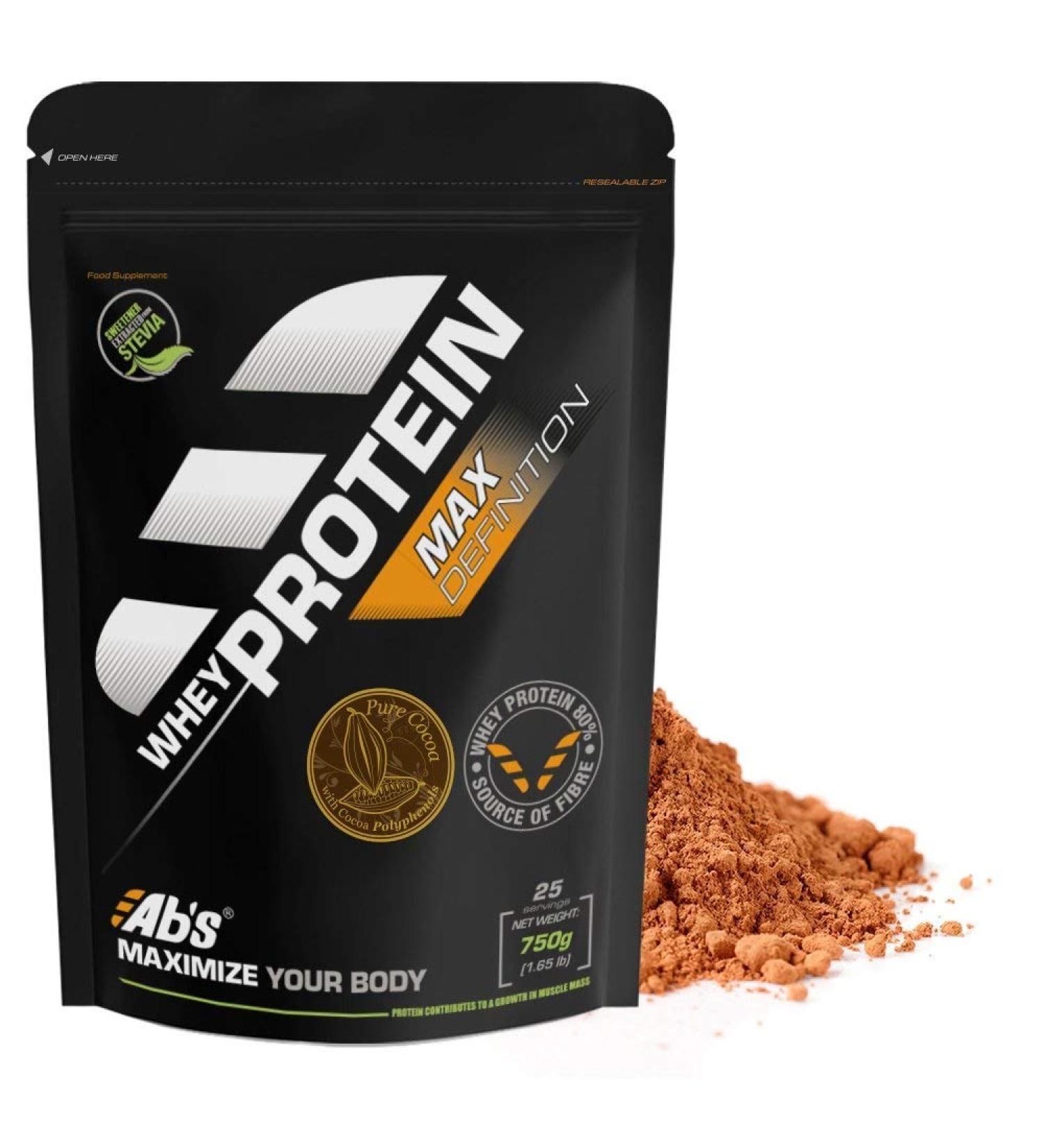 Protein Max Definition * Box of 750 g * Whey Protein 80% * Degreased Cocoa Powder and Stevia * Bone Capital Muscles and Skeletons Sports Performance - Buy Online on GoSupps.com