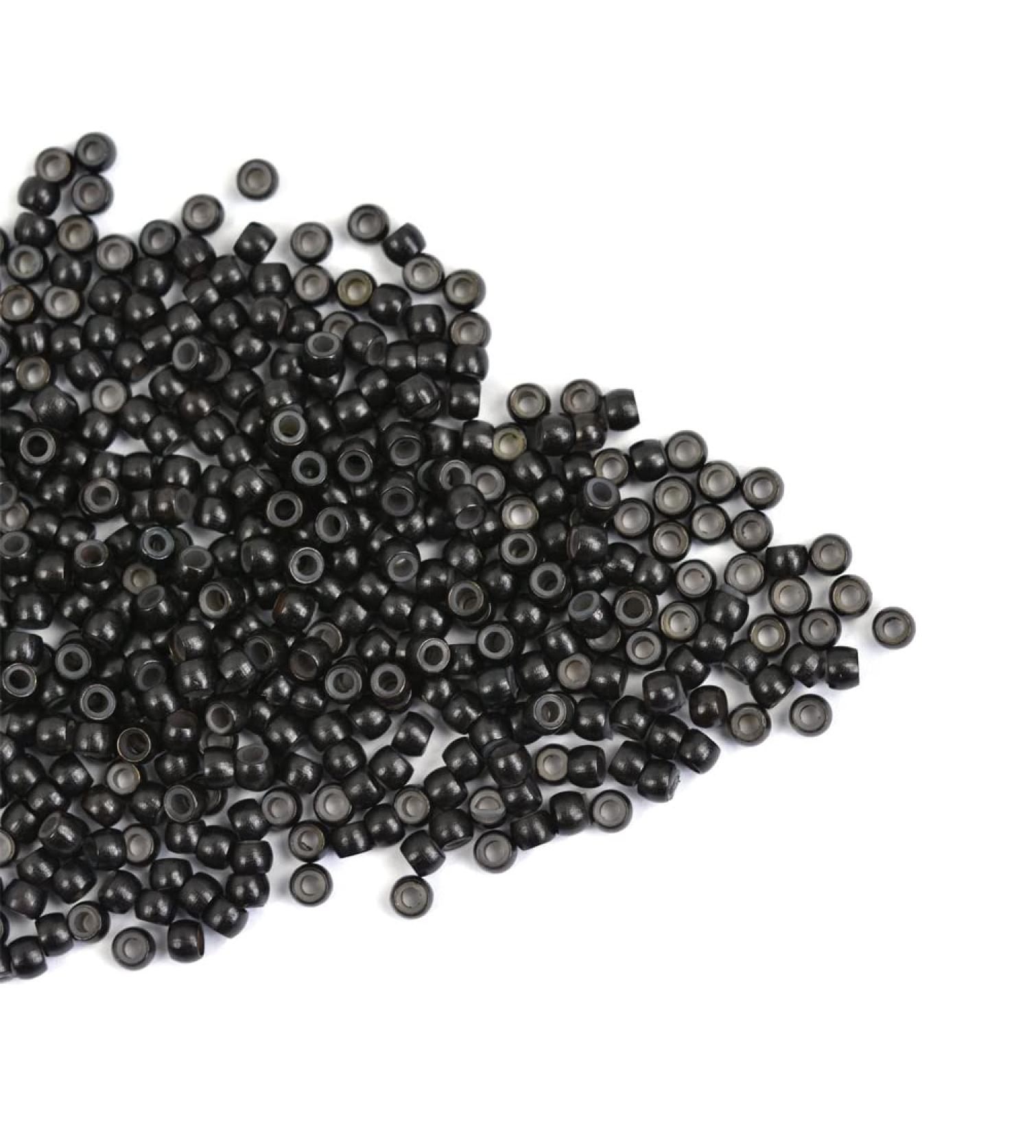 1000pcs 3.0mm Black Silicone Nano Rings for Hair Extensions - Buy Online on GoSupps.com